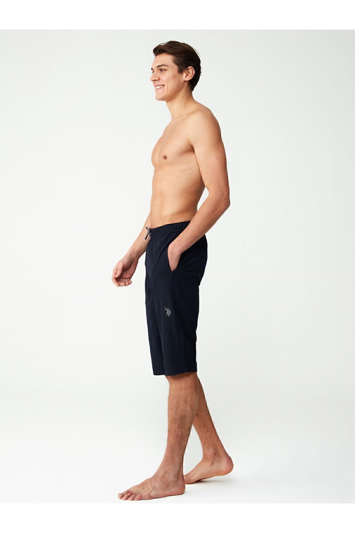 U.S. Polo Assn.-.Pantaloni scurți mare extra lungi, albastru marin pentru bărbați 24D.Z.2E.3.T.0AGR.0.O.2.PS 2
