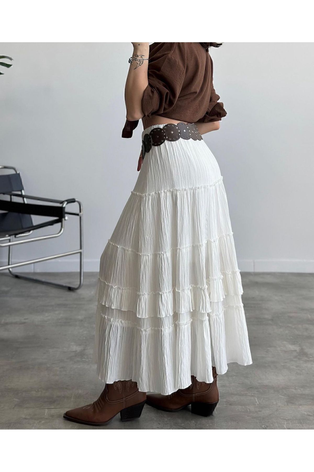 Bak'ap-Ruffled Inner Non-Showing Long Flywheel Skirt 3