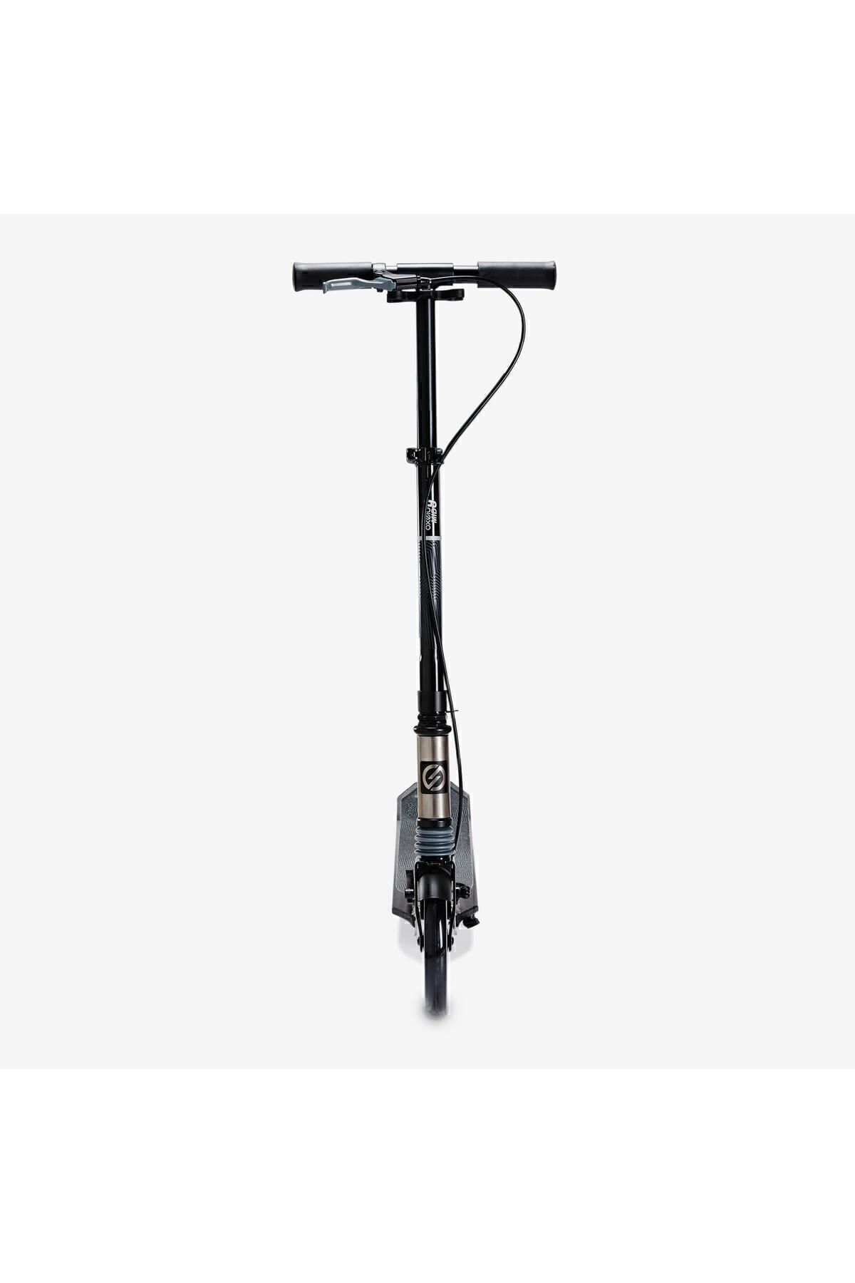 اسکوتر مشکی دخترانه و پسرانه بچگانه بچه های Oxelo سیاه سن 9 14 اواسط Decathlon