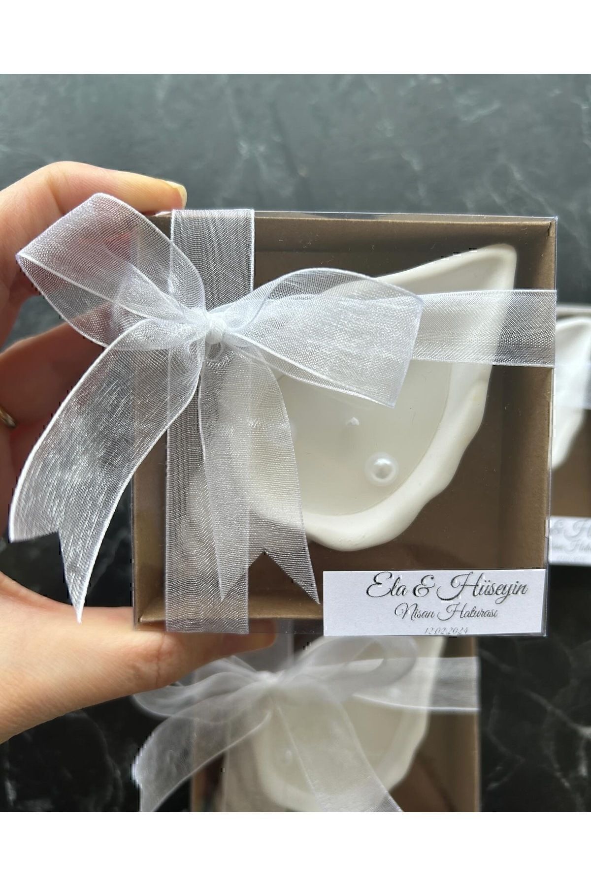 durudesignn-5 Pieces Boxed - Oyster Candle for Gift, Engagement and Birthday 2