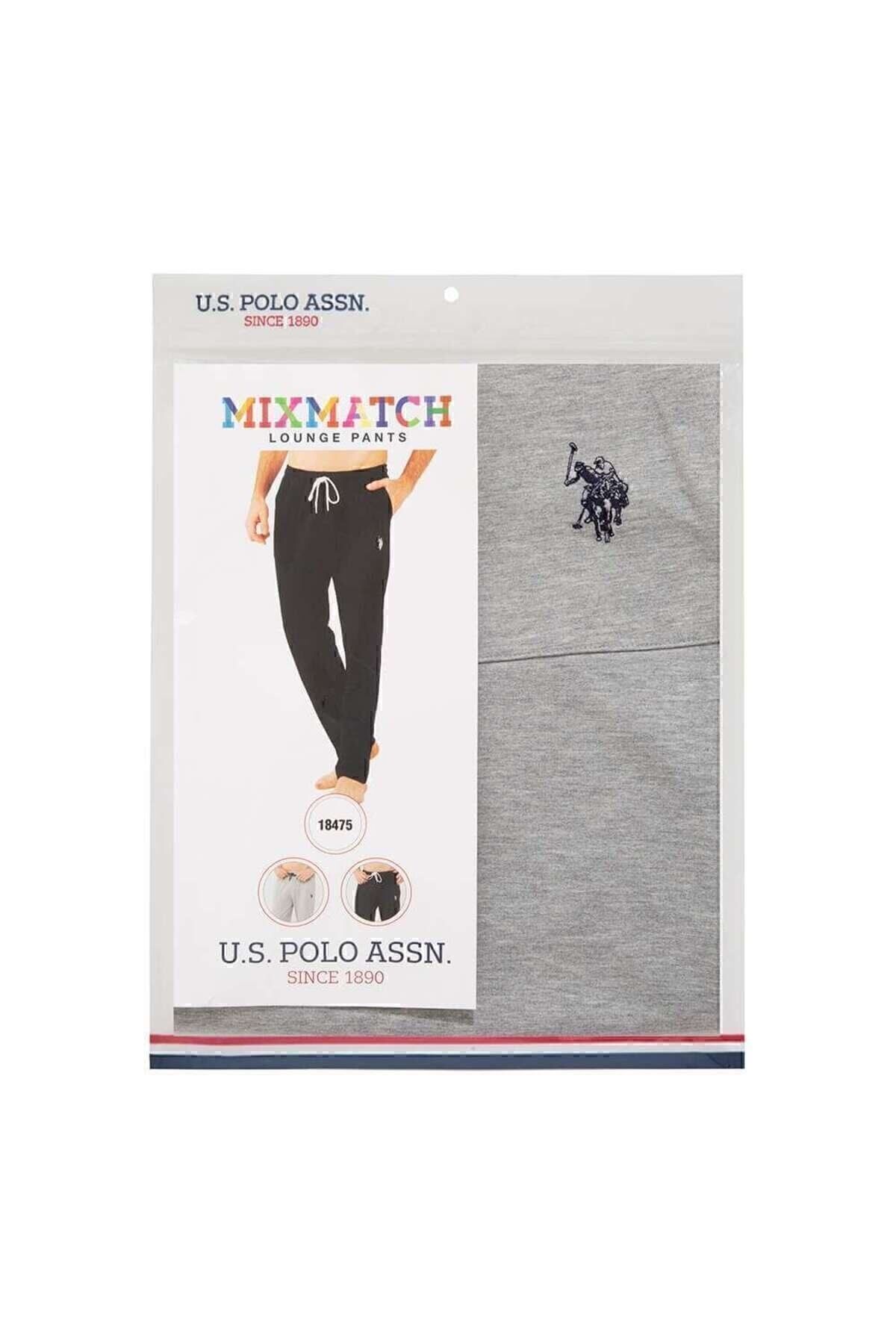 شلوار پیژامه مشکی مردانه پایه. پولو اسن. لباس خواب پایین 1Z.8T.4A7.G.5P U.S. Polo Assn.