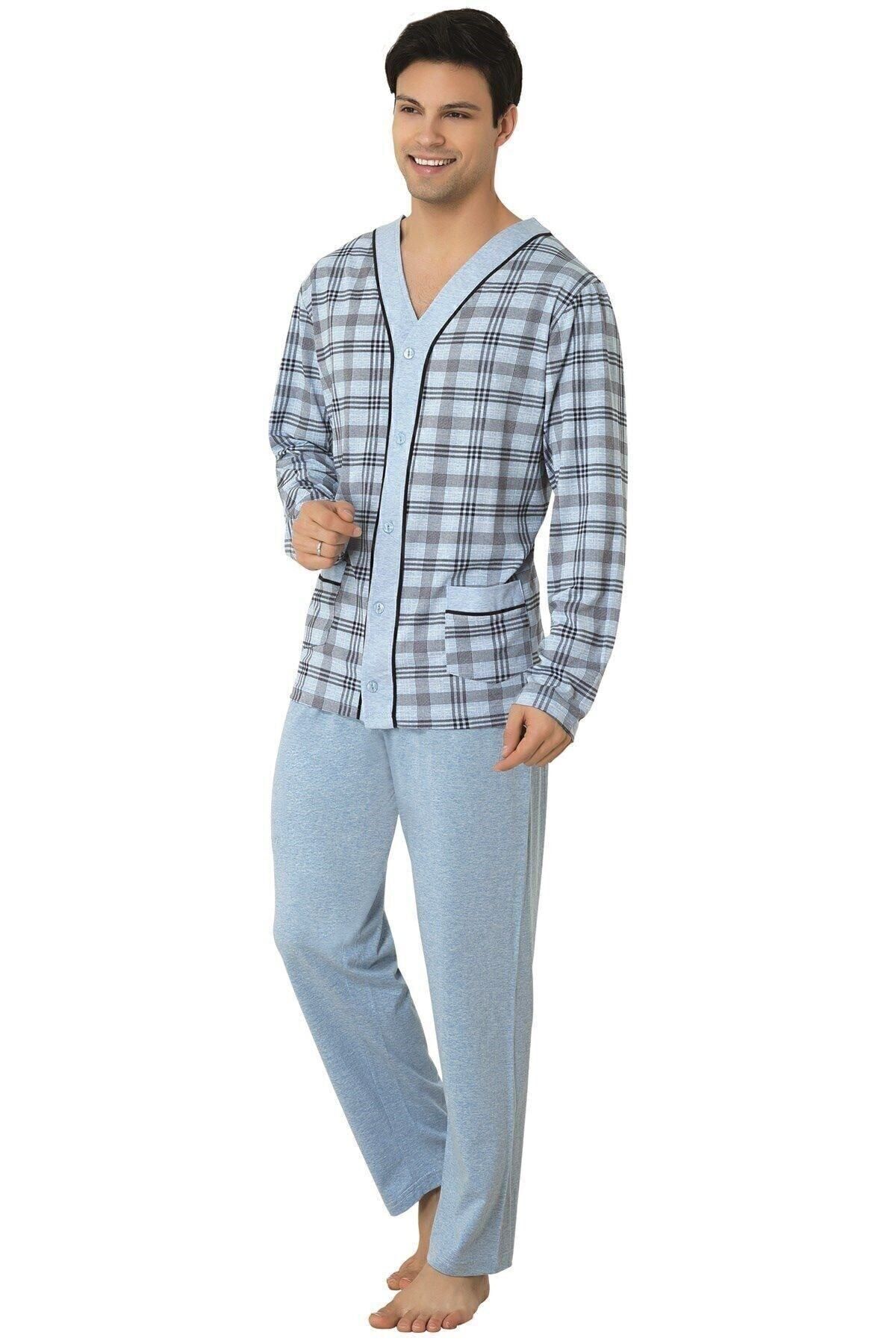 Mecit Pijama-Set pijama bărbați - albastru 1