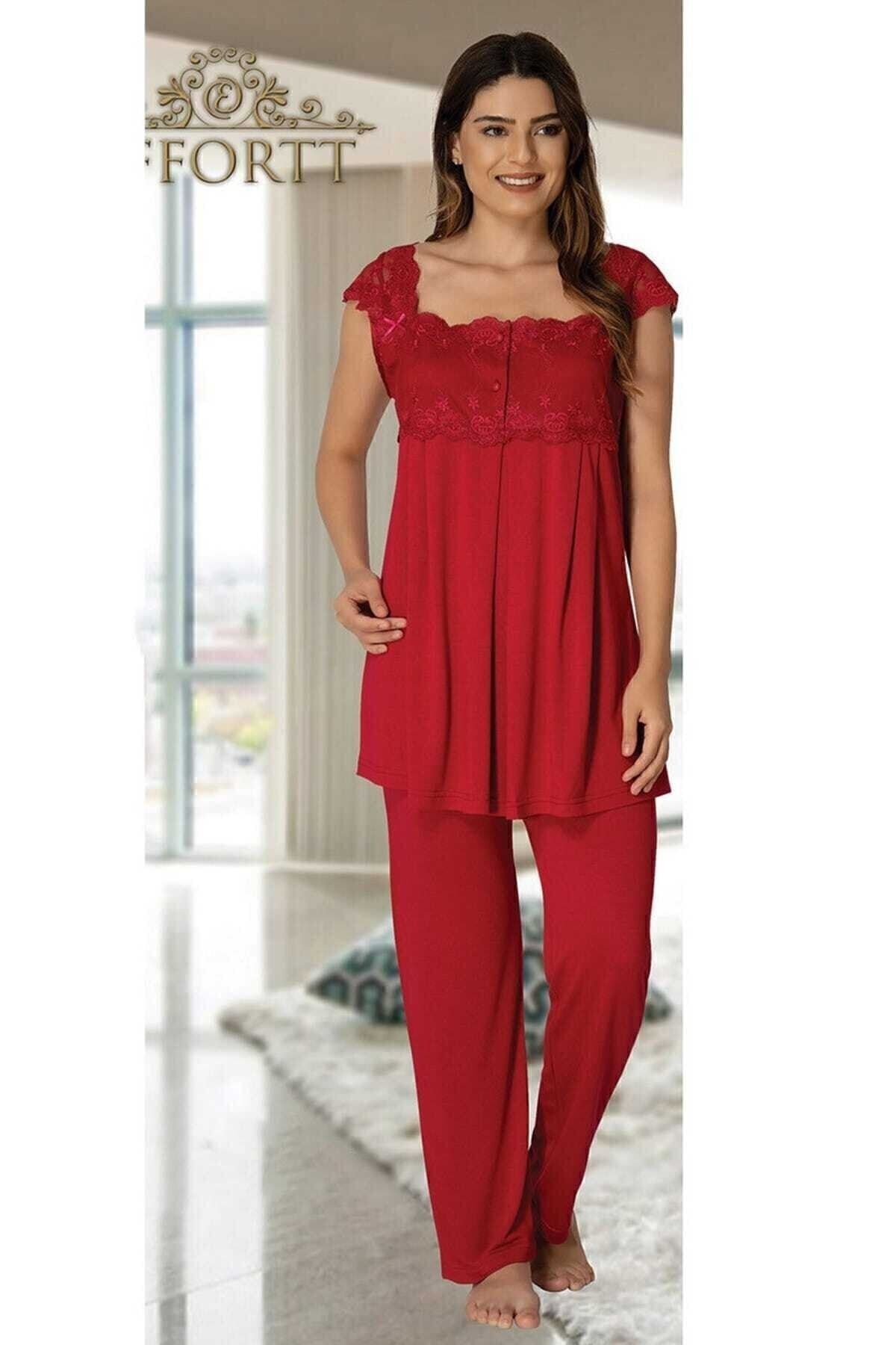 Effort Pijama-Maternity Efforrt Maternity Nightgown Ecru 2304 5