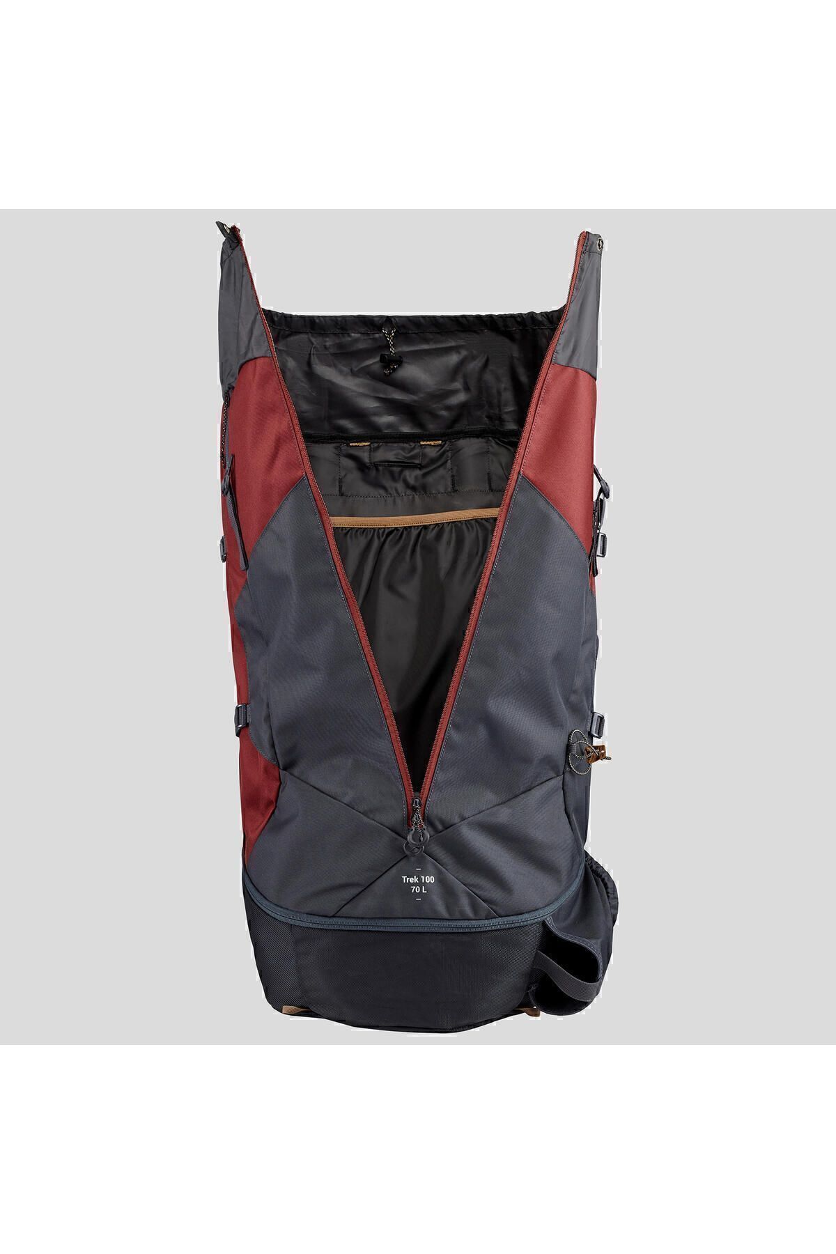 Decathlon Men s Trekking Backpack 70l Mt100 Easyfit Trendyol