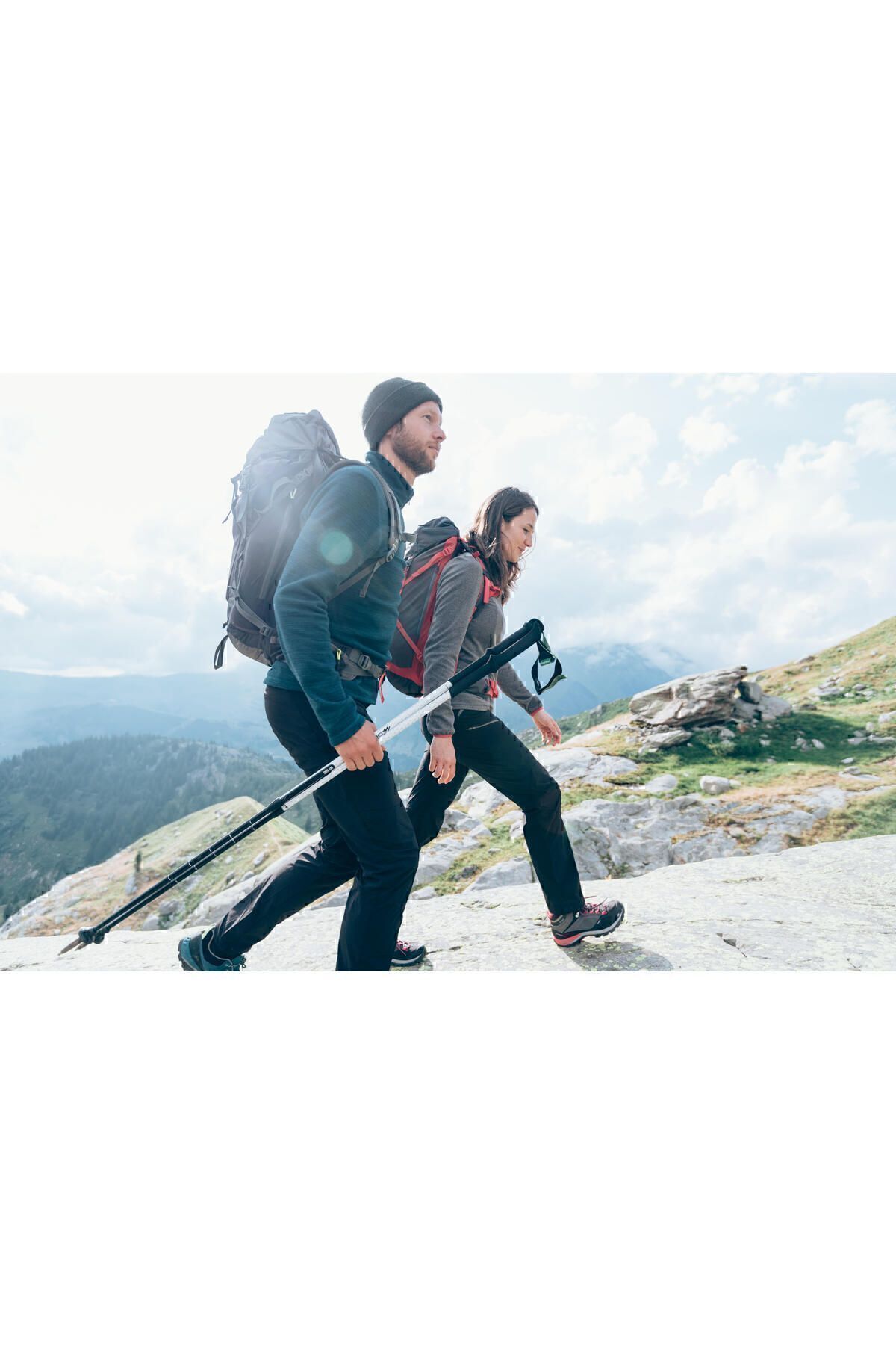 Decathlon پشم گوسفند بیرونی زنانه - خاکستری Mh100