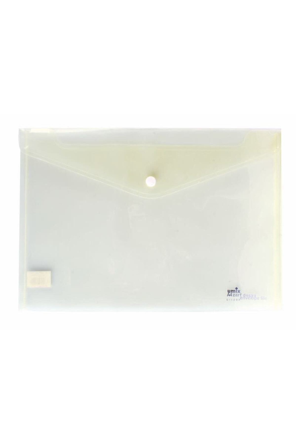 Umix-A4 Transparent File - Snap Fastener, U1120 Model, 1 Piece 1