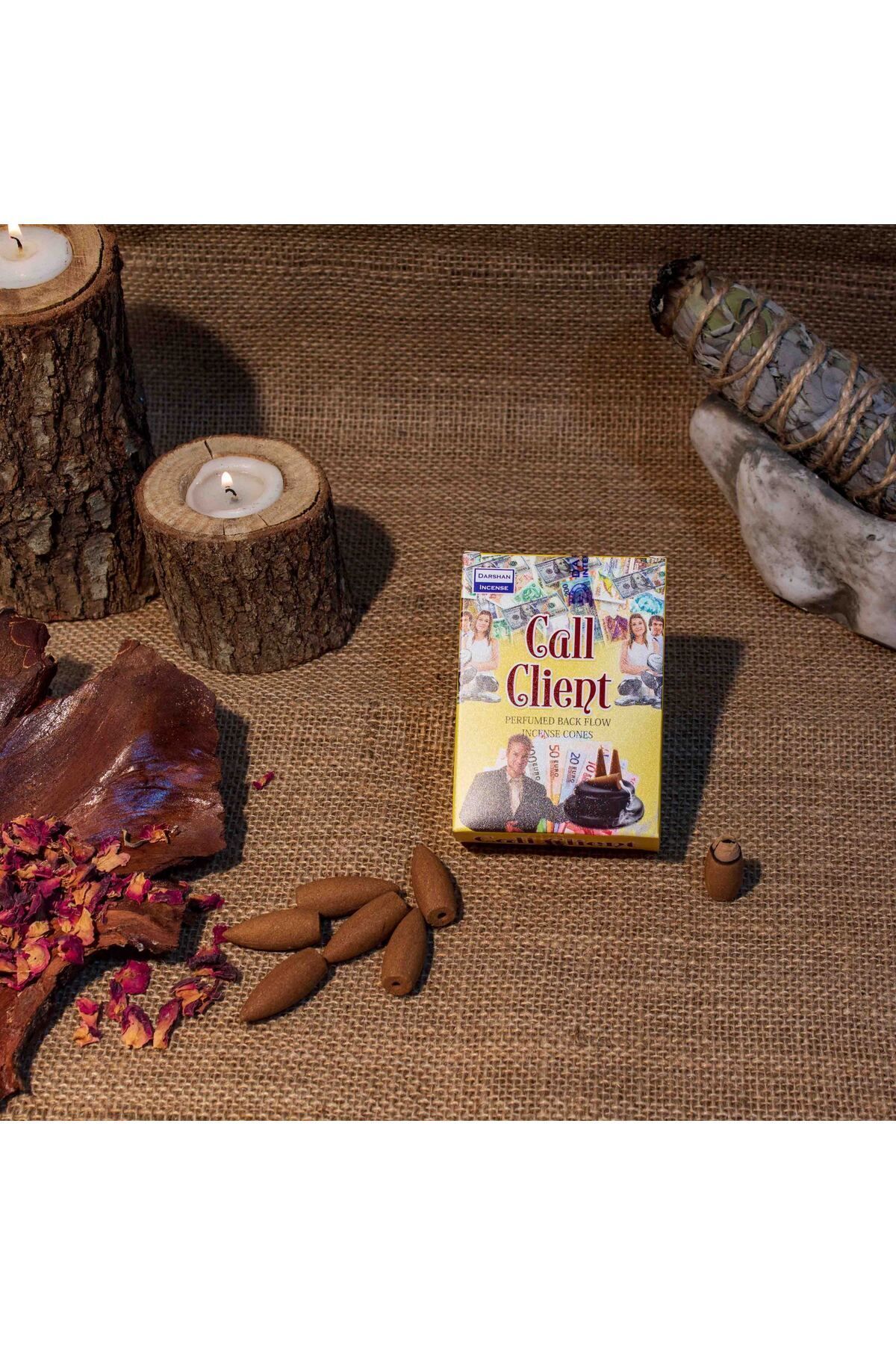 Call Client (ABUNDANCE CALL) BACK FLOW Incense 10 Pcs