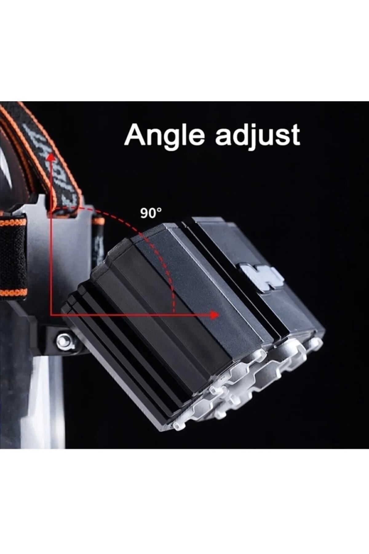 150w Ultra Güçlü Kafa Lambası kamp Balıkçı Feneri şarjlı