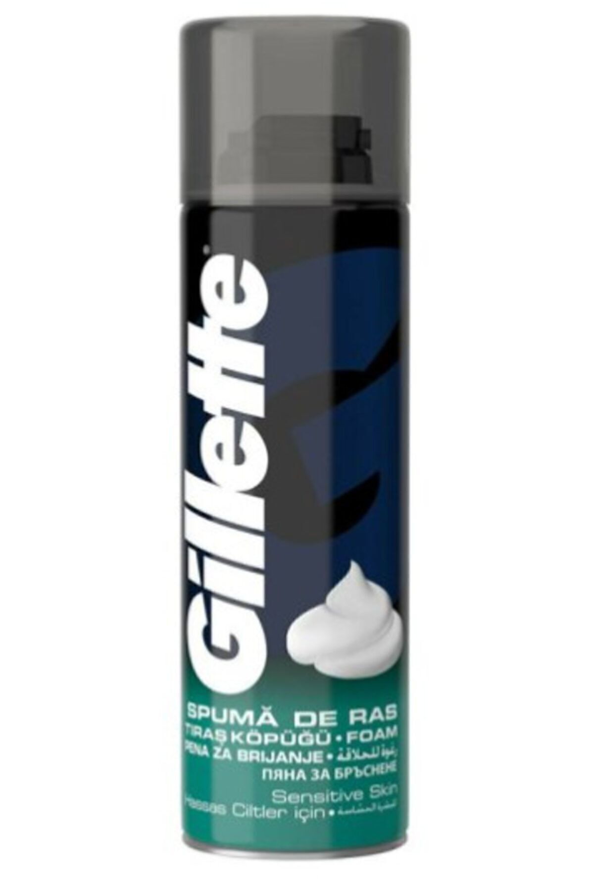 Gillette-Fusion Proglide - Refill Razor 8 Pack + Shaving Foam 200ml Sensitive Skin 6