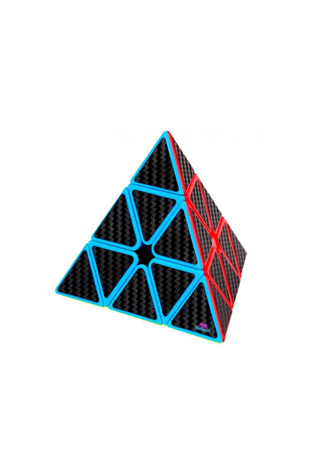 Moyu Meilong Pyraminx Karbon Fiber Zeka Küpü Akıl Küpü Küp Speed Cube - 2