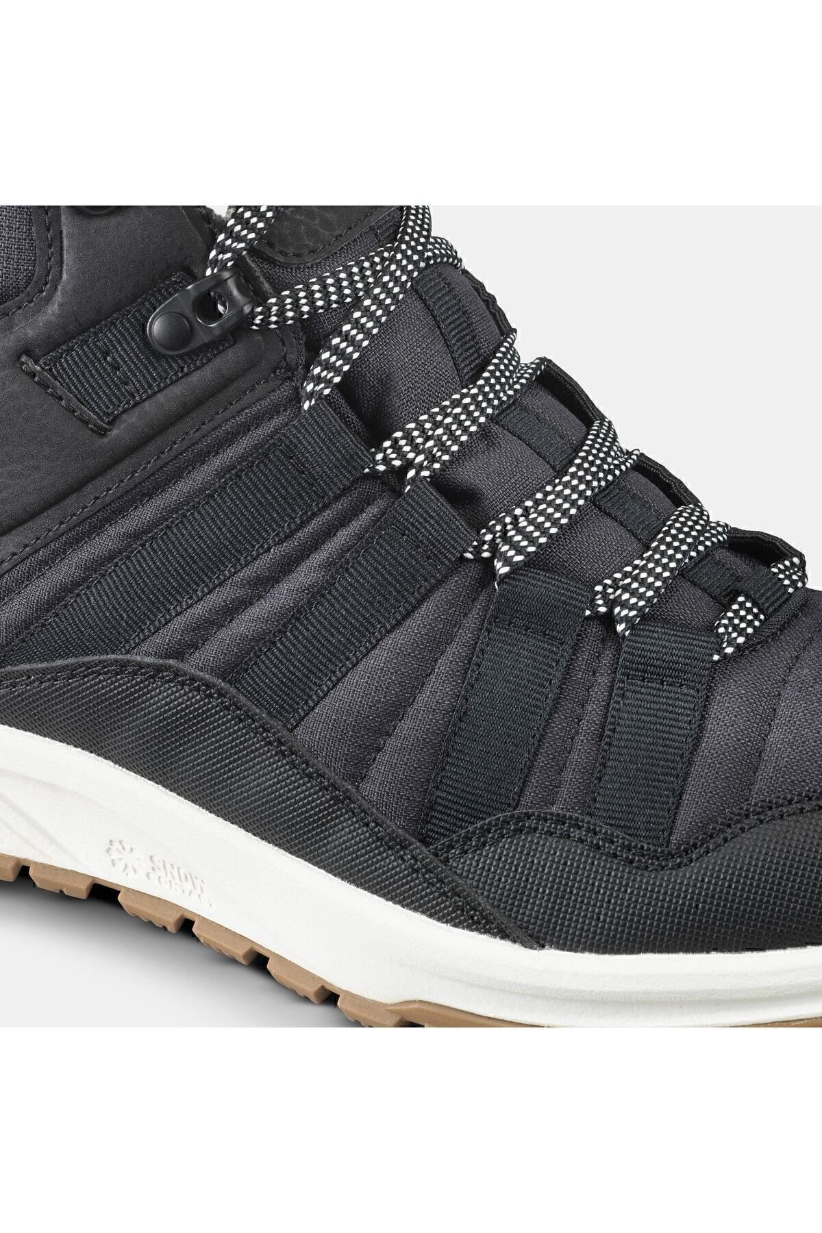 چکمه برفی مشکی زنانه سیاه کفش Quechua SH100 X Warm Decathlon