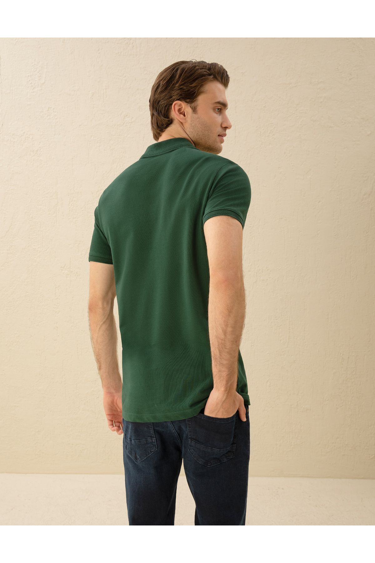 پولوشرت مردانه پیر کاردین | 50291625-VR079 Pierre Cardin - Image 5