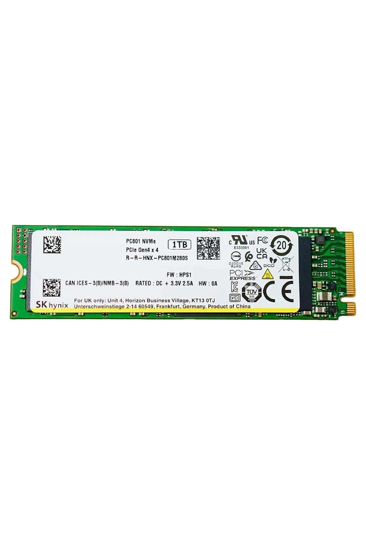 SKHYNİX SK Hynix PC801 1TB 22x80 M.2 NVMe SSD - Fiyatı, Yorumları