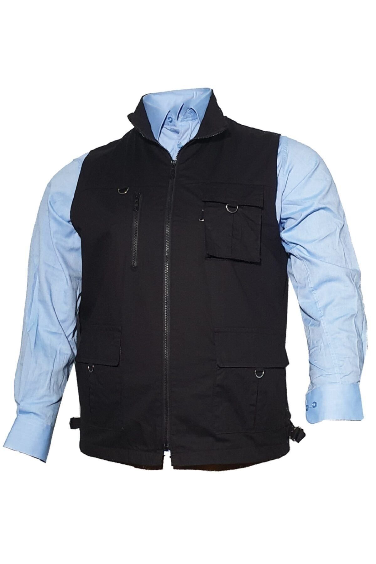 Lifeguard-Plus Size Cotton Safari Vest 4