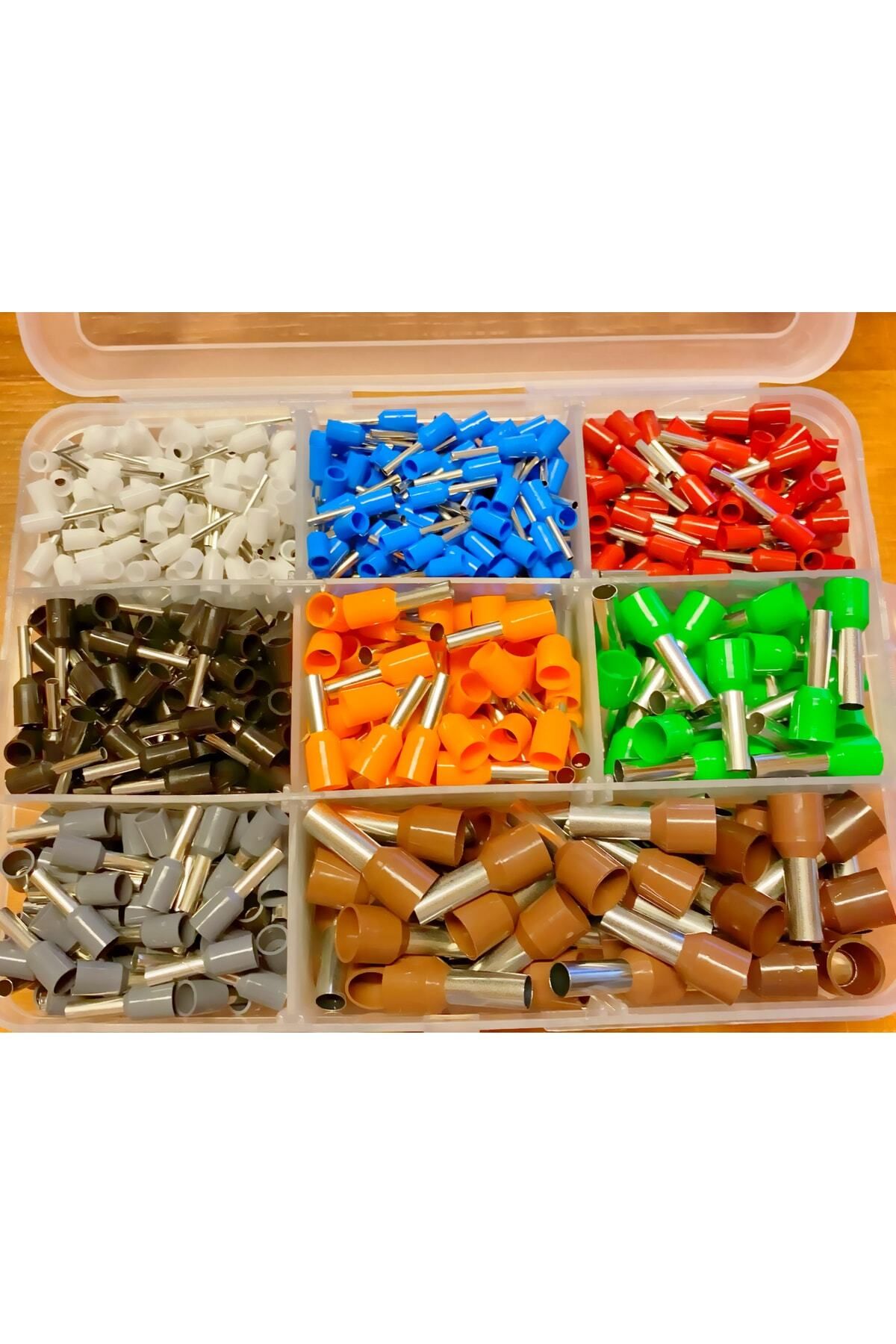 maasco 1000 Parça Kablo Pabucu Yüksük Seti 0.5-0,75-1-1,5-2,5-4-6-10 Mm2