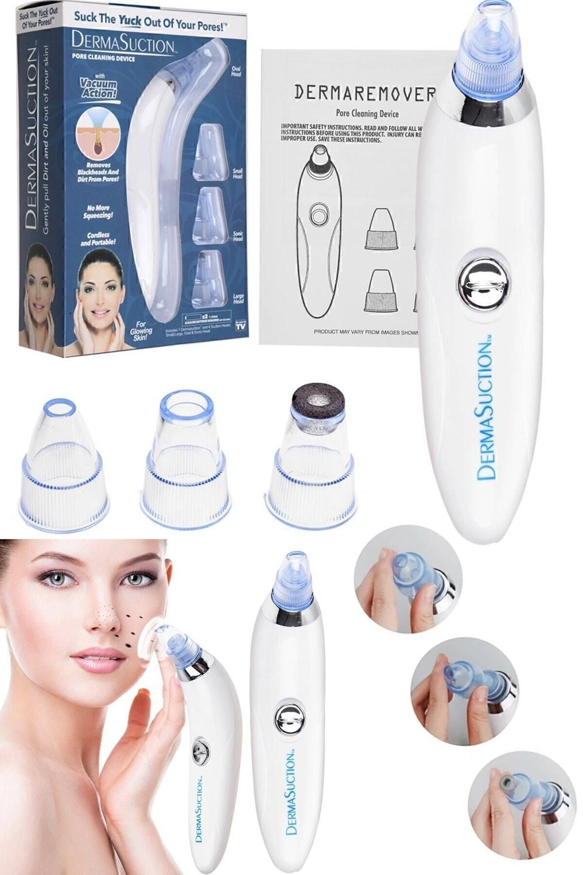 derma suction 40 kpa point noir à aspiration et dispositif de nettoyage du visage