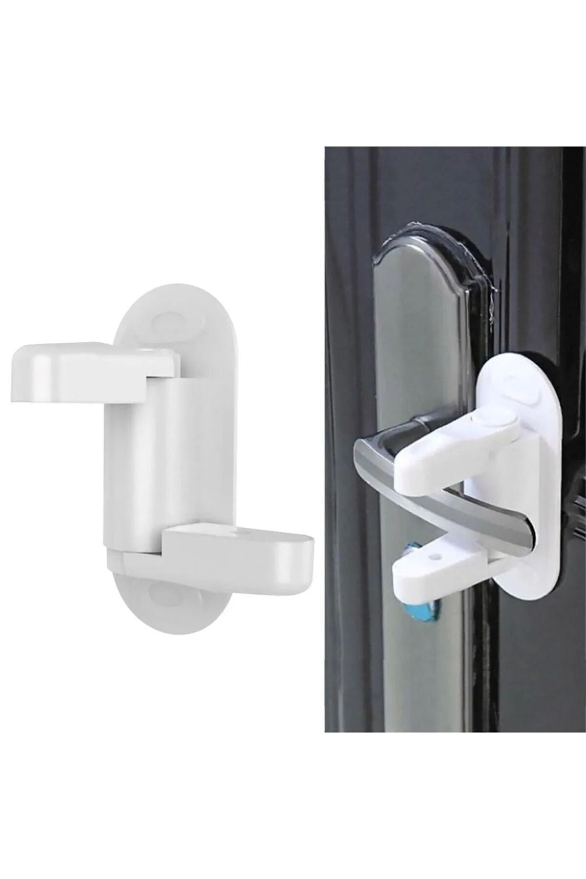 TİNEKE-Practical Manual Child Door Lock - Self-Adhesive, Multifunctional Baby Safety Lock 6