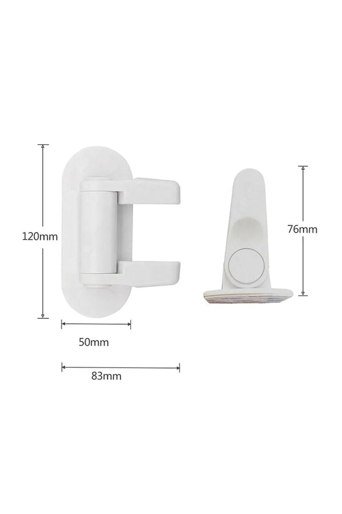 TİNEKE-Practical Manual Child Door Lock - Self-Adhesive, Multifunctional Baby Safety Lock 7