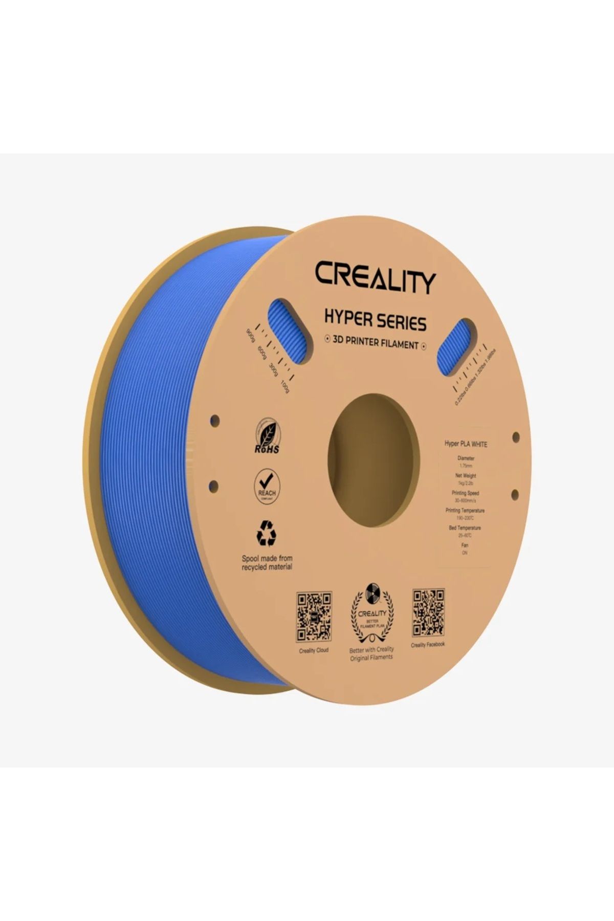 Creality Hyper Pla Filament Mavi 1.75mm 1kg