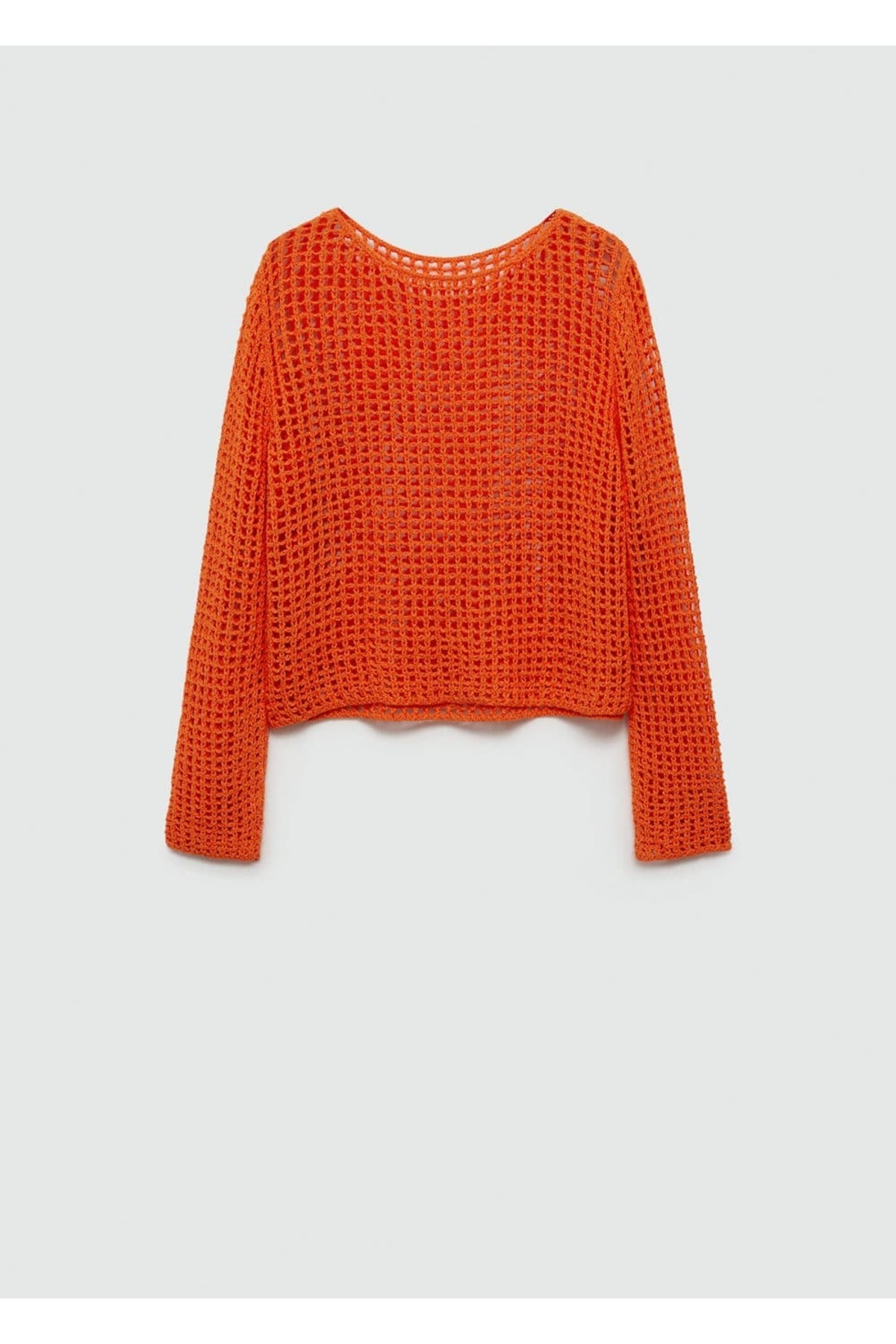 MANGO Woman-Durchbrochener Strickpullover 3