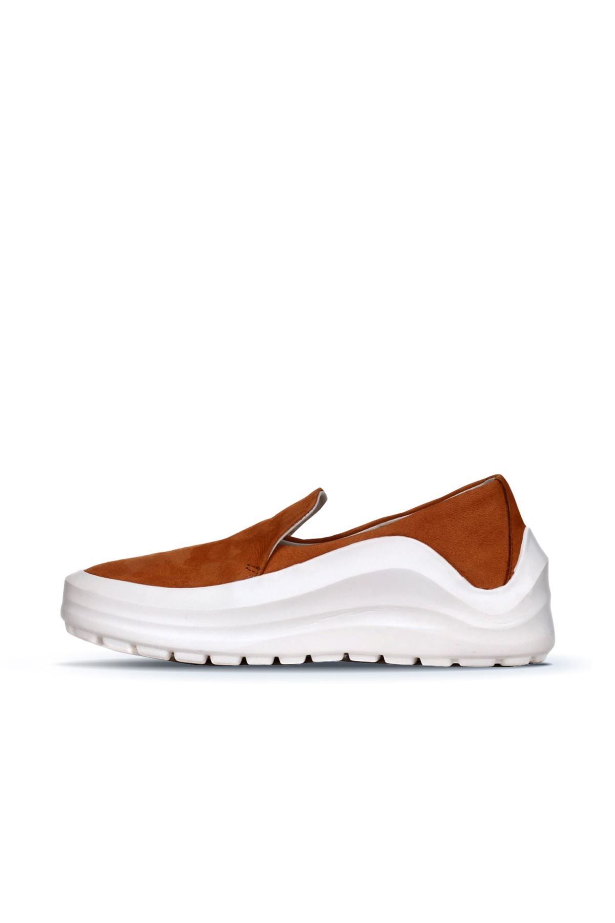 BUENO-Shoes Kahverengi Nubuk Kadın Günlük Ayakkabı 01wq7603 3