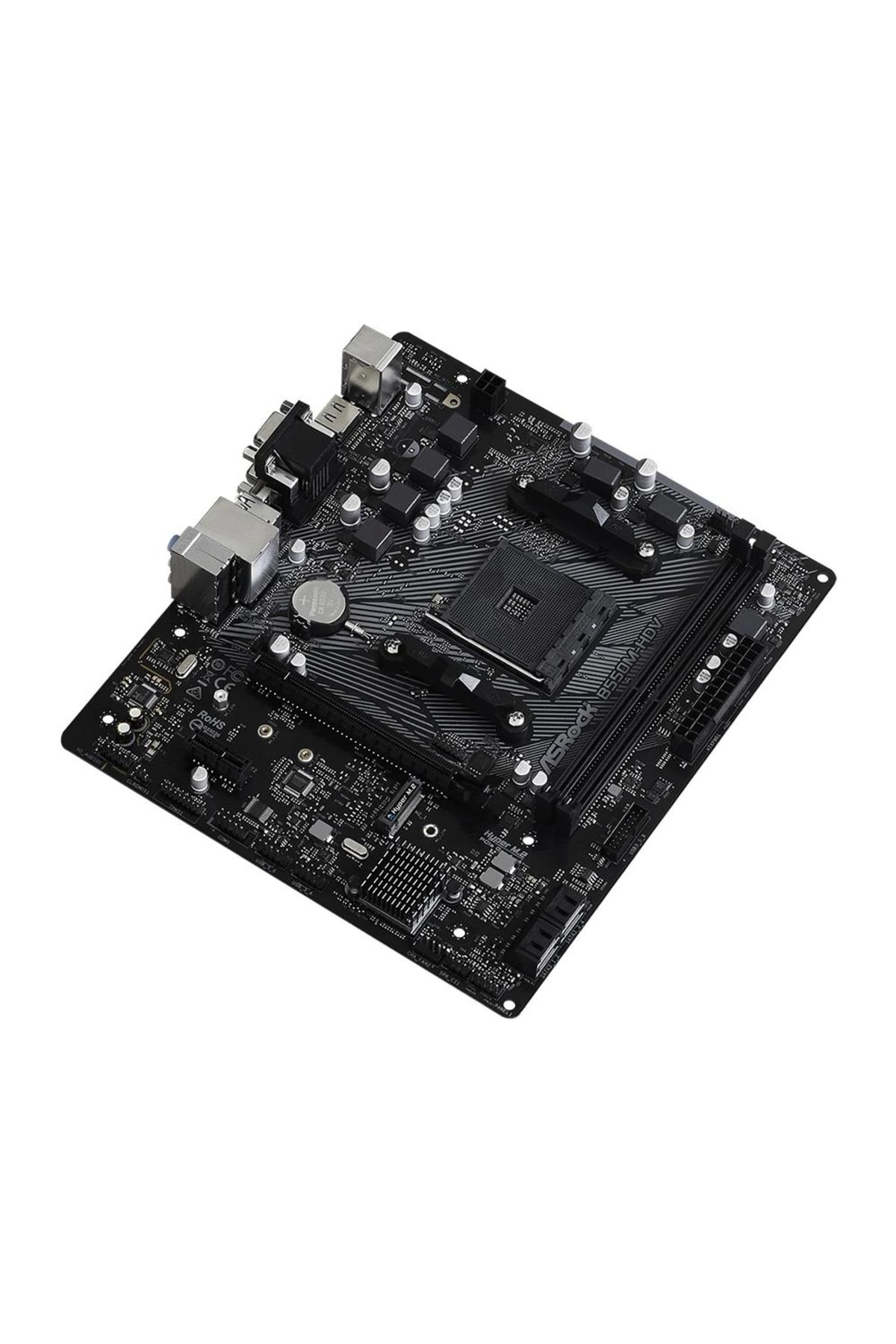 ASROCK-B550m-HDV Am4, DDR4, 4733mhz HDMI / DVI / VGA, M.2, PCI-e 4.0, USB3.2 Matx Motherboard - Without Box 3