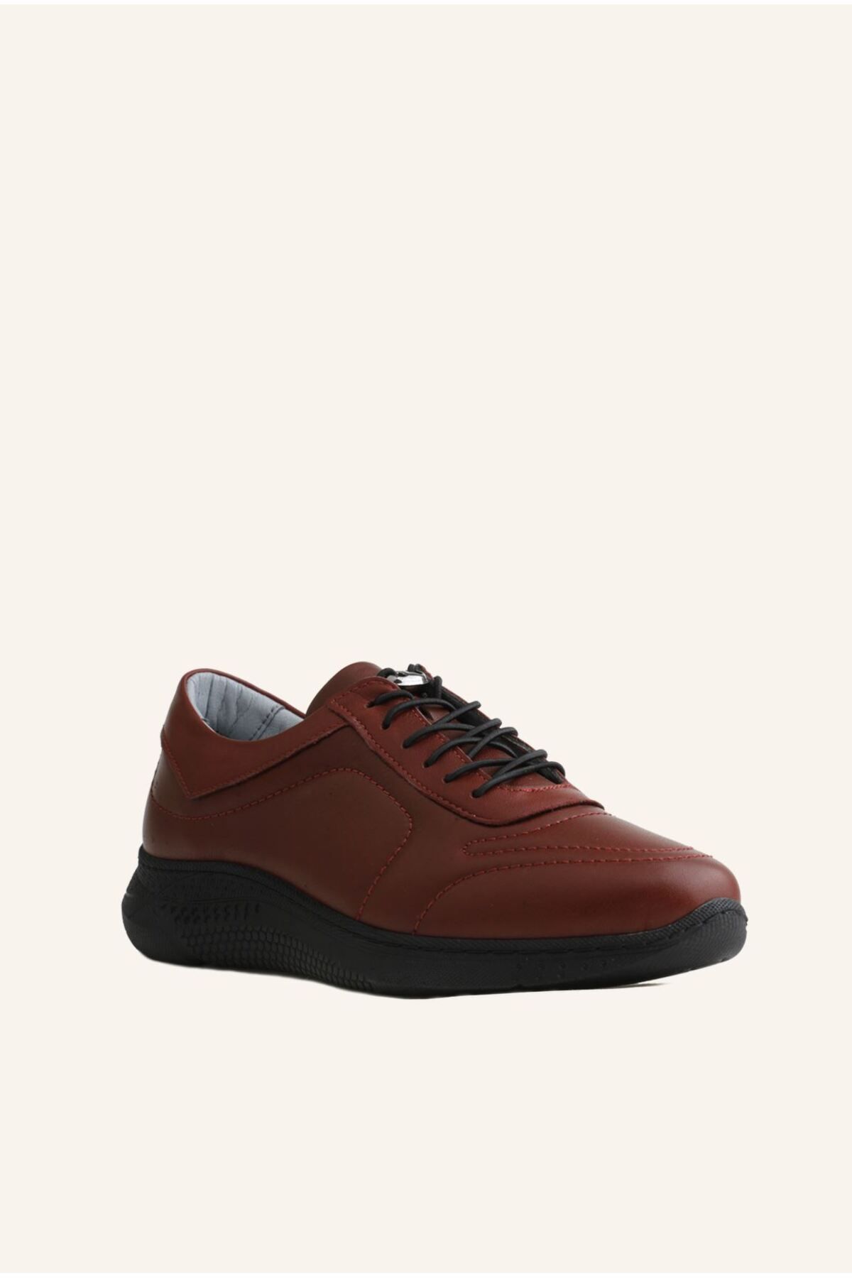 MARCATELLI-Pantofi sport din piele burgundy 2