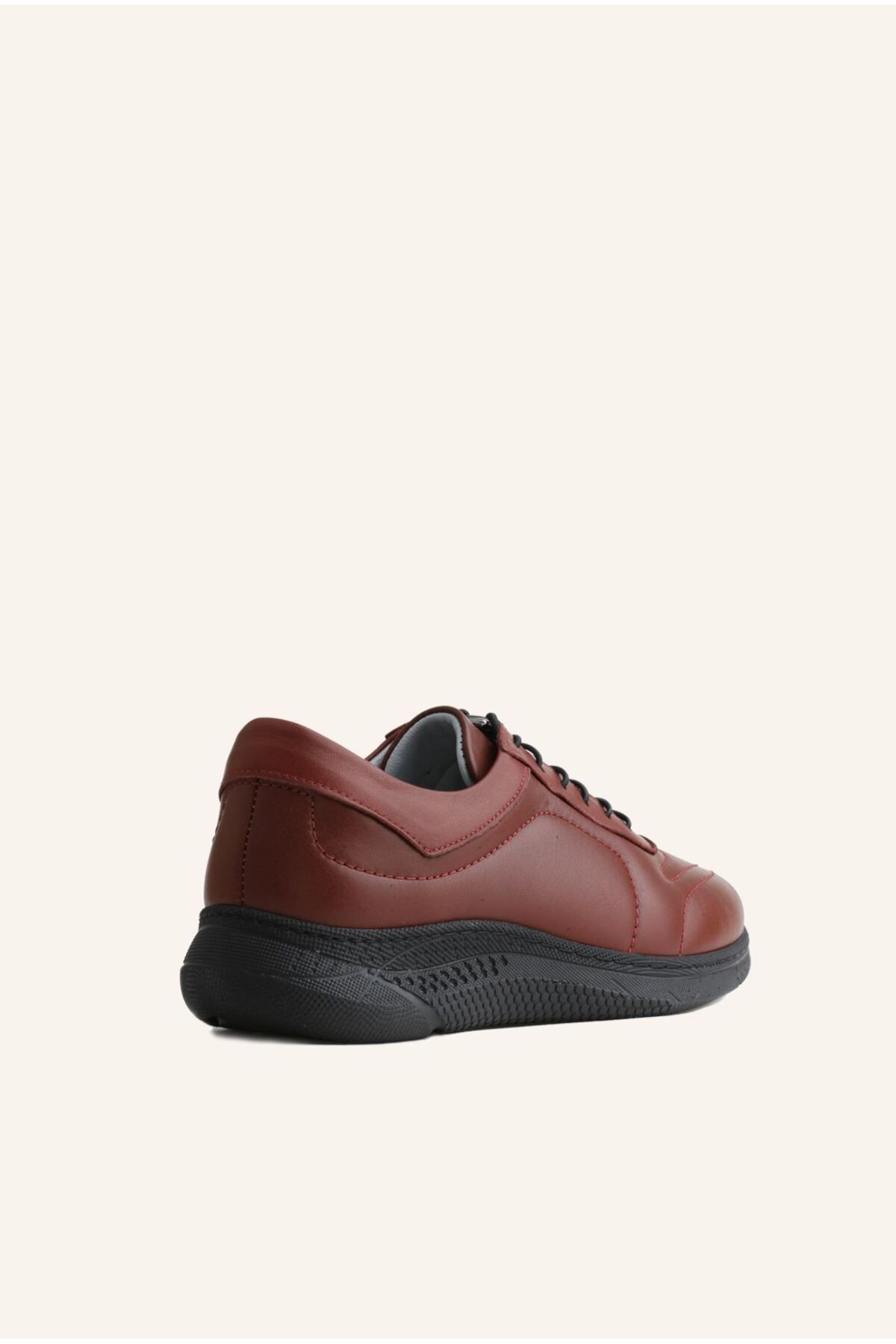 MARCATELLI-Pantofi sport din piele burgundy 4