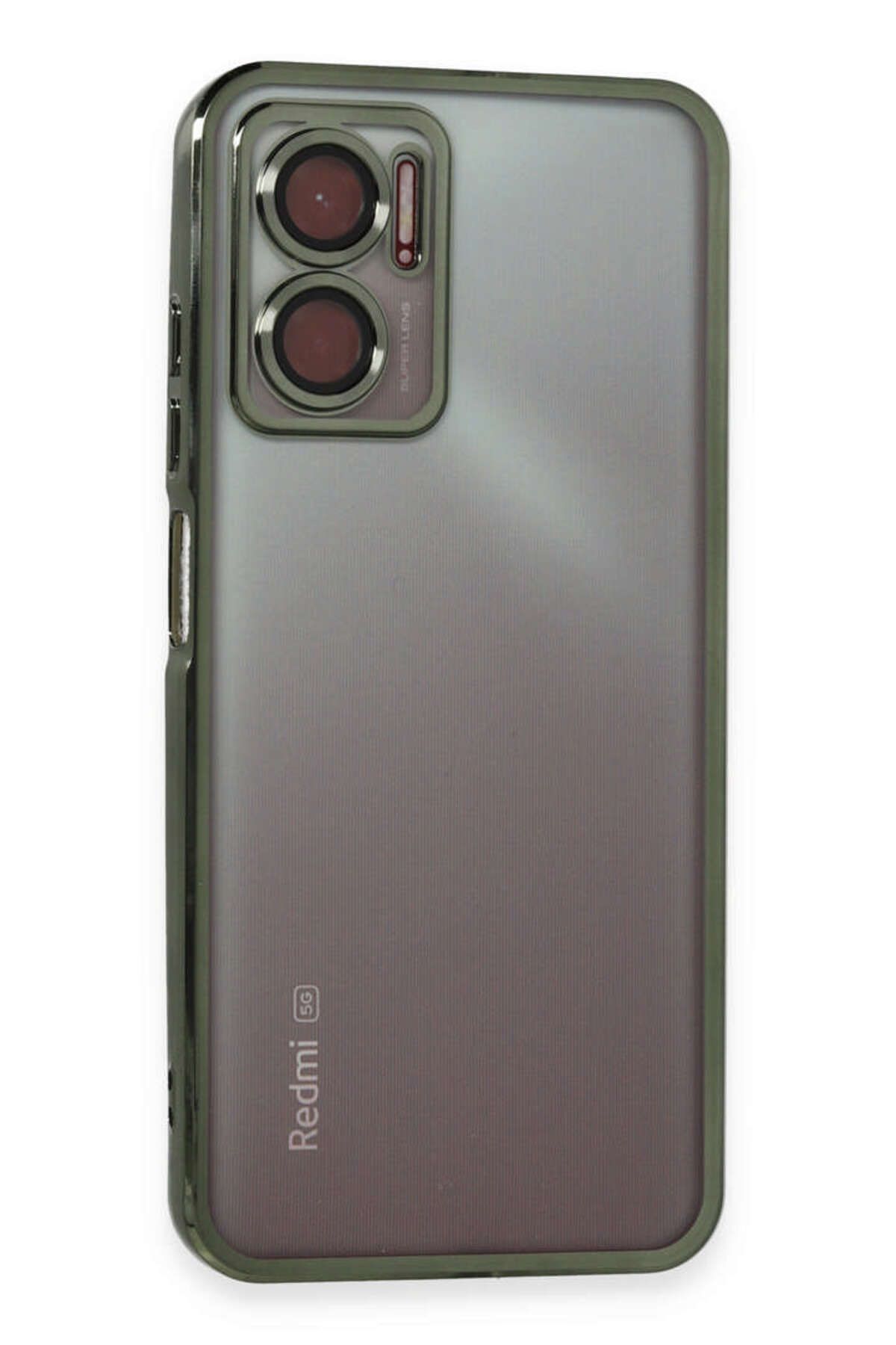 NewFace Xiaomi Poco X4 GT Kılıf Lensli Silikon - Yeşil MRAYD