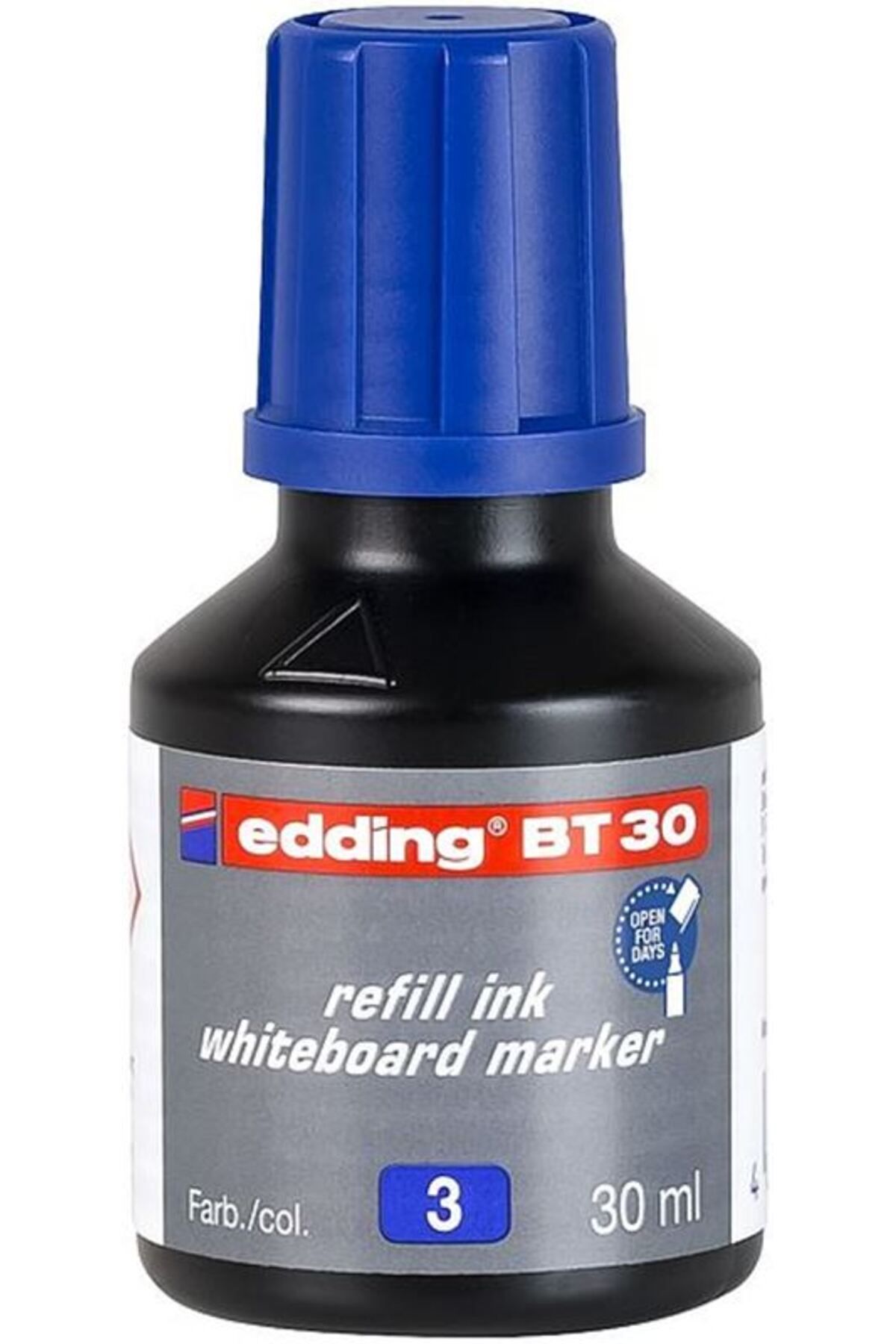 Edding Bt30 Mavi Tahta Kalemi Mürekkebi 30 ml