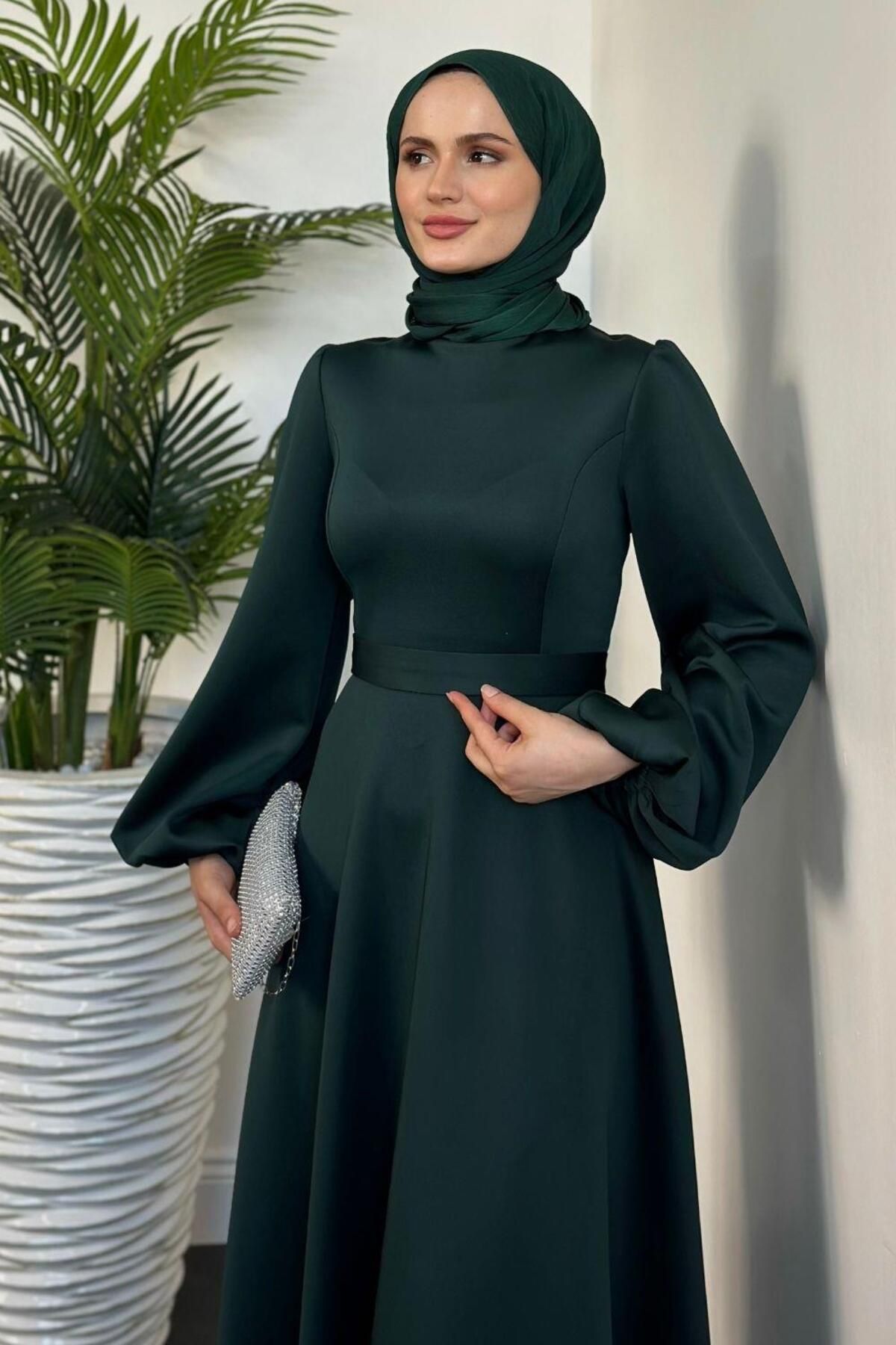 KaSheHa-Emerald Yanni Scuba Dress 2