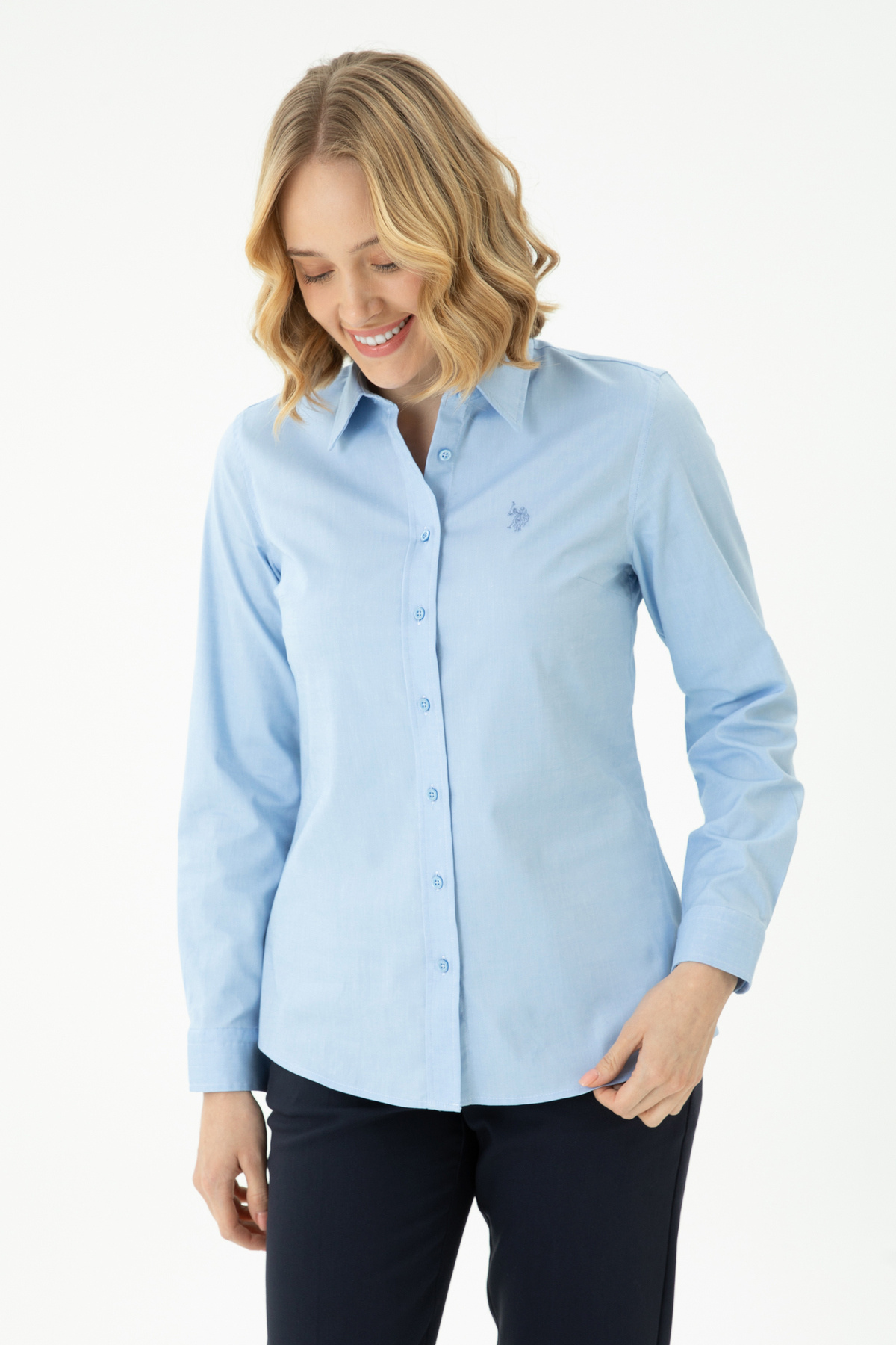 پیراهن پایه زنانه آستینبلند U.S. Polo Assn. مدل 50262851-VR036 — 2