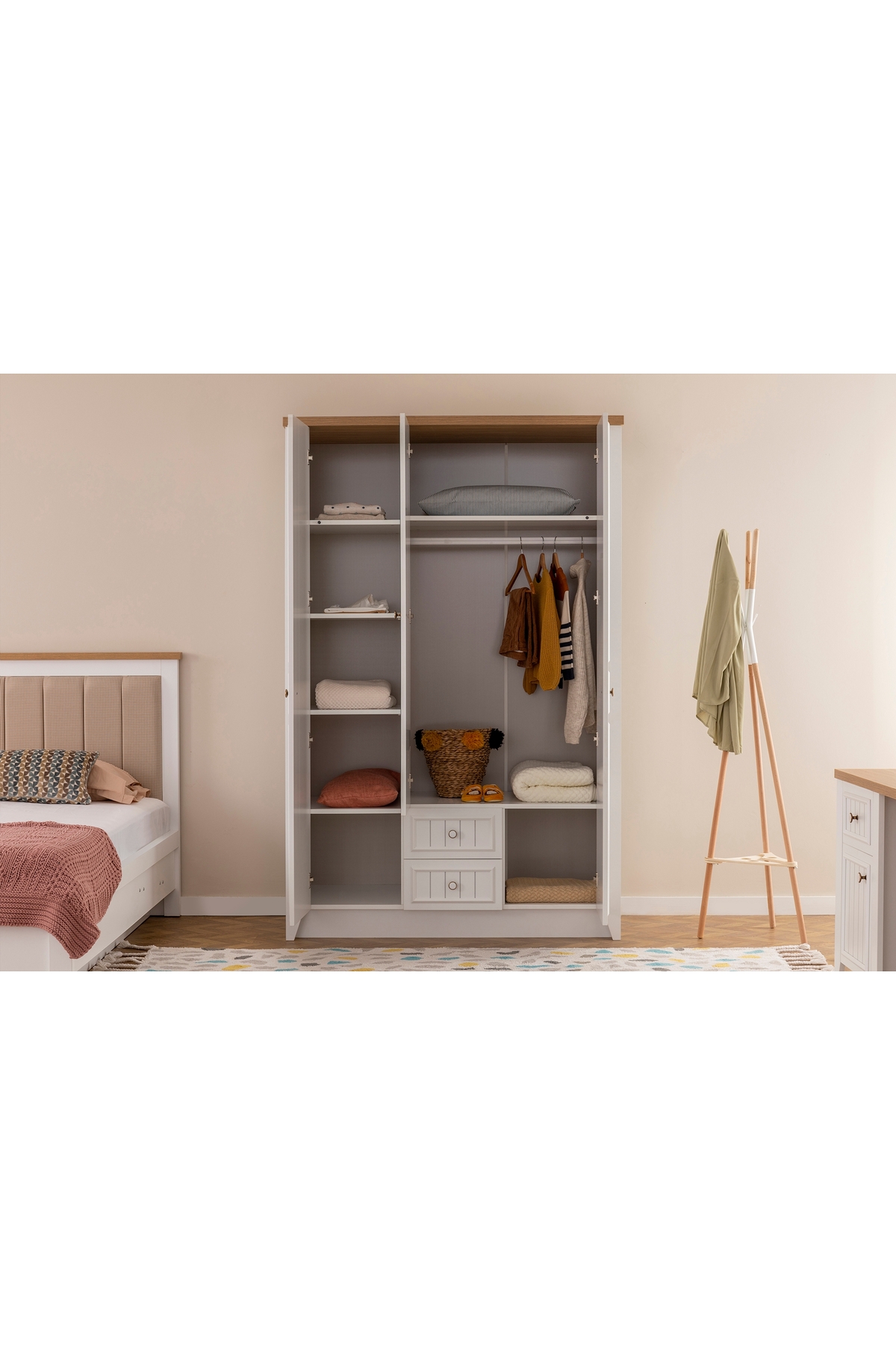 Vivense LORA GARDIROP, 3 KAPAKLI fotoğrafı 3 (önizleme)