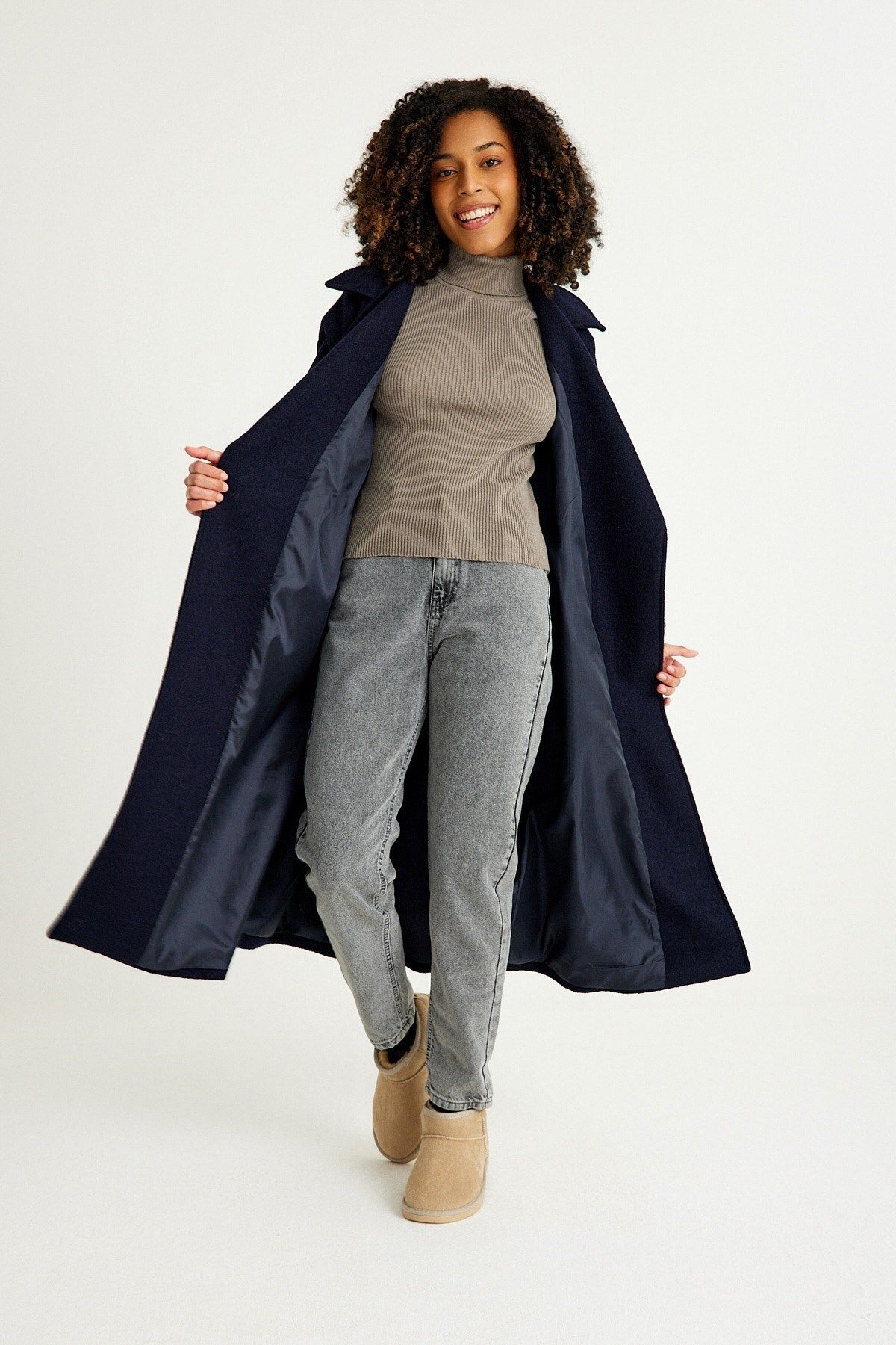 QANU-Alisa Coat Navy Blue 4