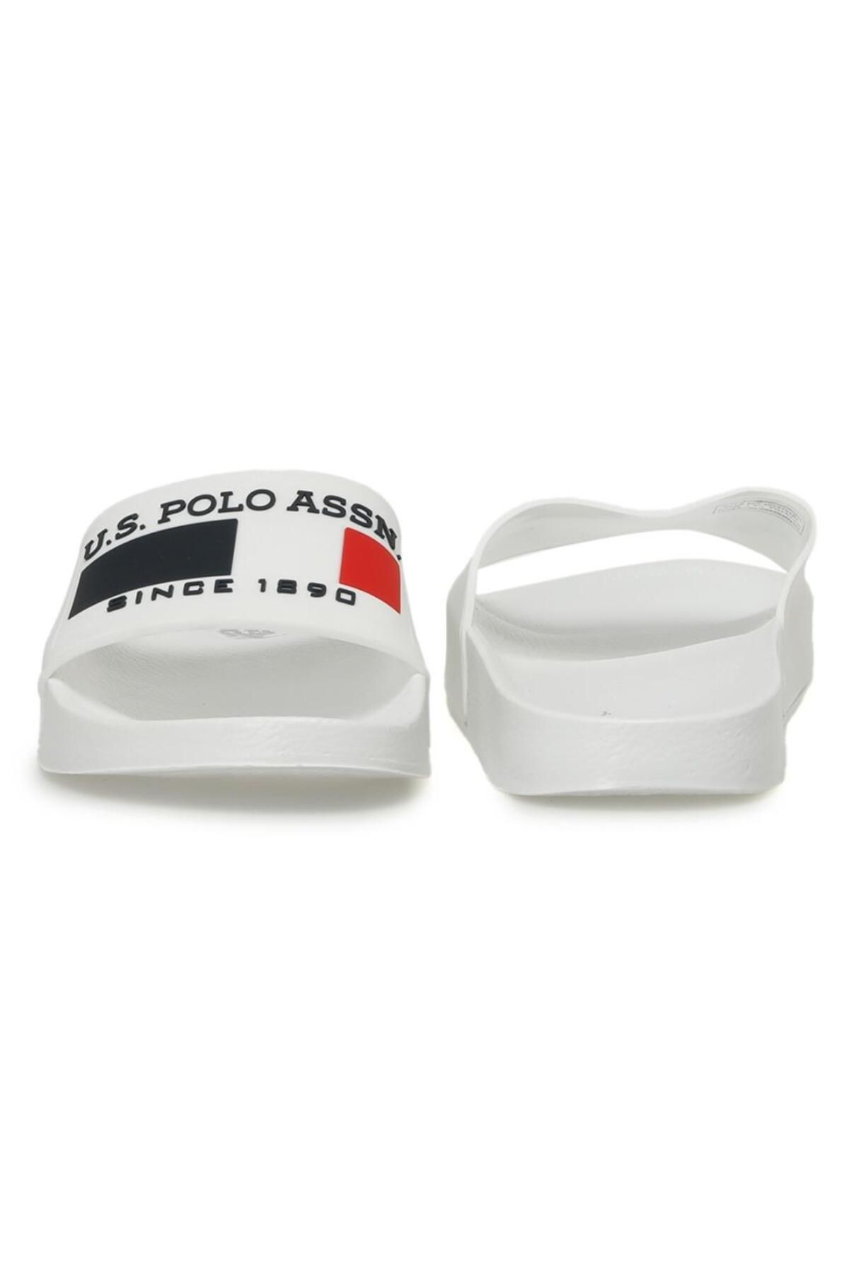 دمپایی سفید مردانه و زنانه U.S.Polo Assn. های ورزشی نیکو یونیزکس U.S. Polo Assn.