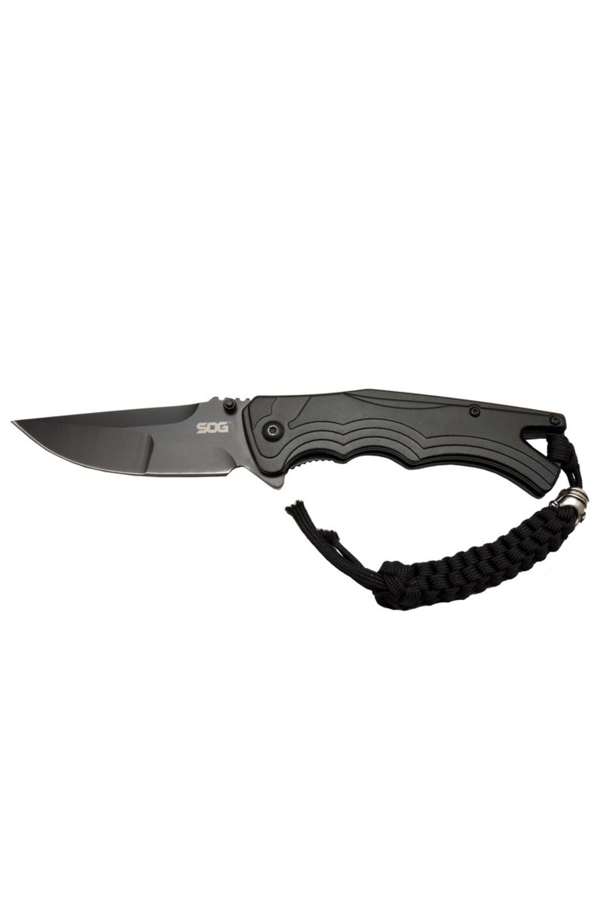 DENİZBİLİŞİM Sog Tighe Fifhter Brt 863Bk Siyah Kamp Çakı 21Cm - Yarı Otomatik, İpli