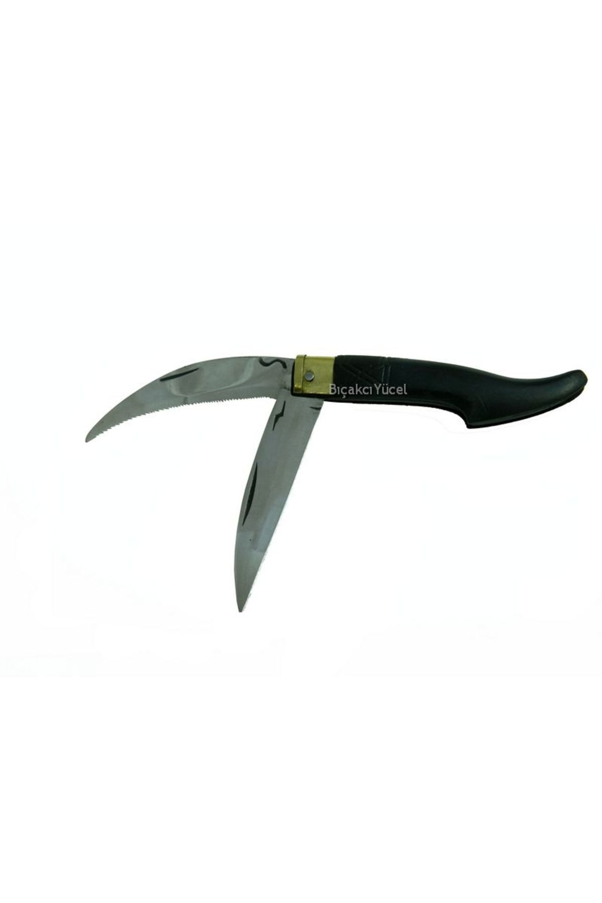 feifei Tosya Küçük Çiftli Testereli Bıçkı Çakı 14 cm - Plastik Saplı, Manuel