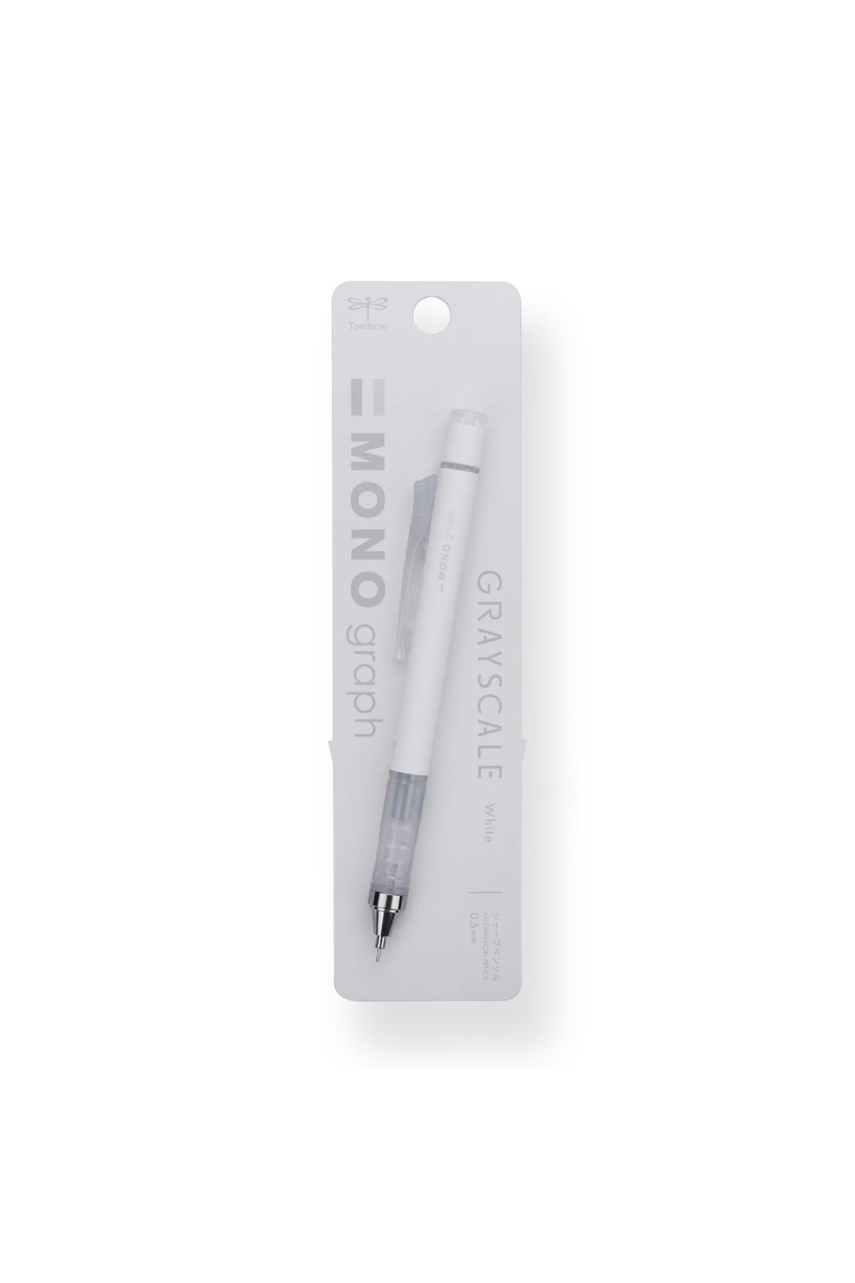 Tombow-Mono Graph Grayscale Color 0.5mm Mechanical Pencil - White / 146b 4