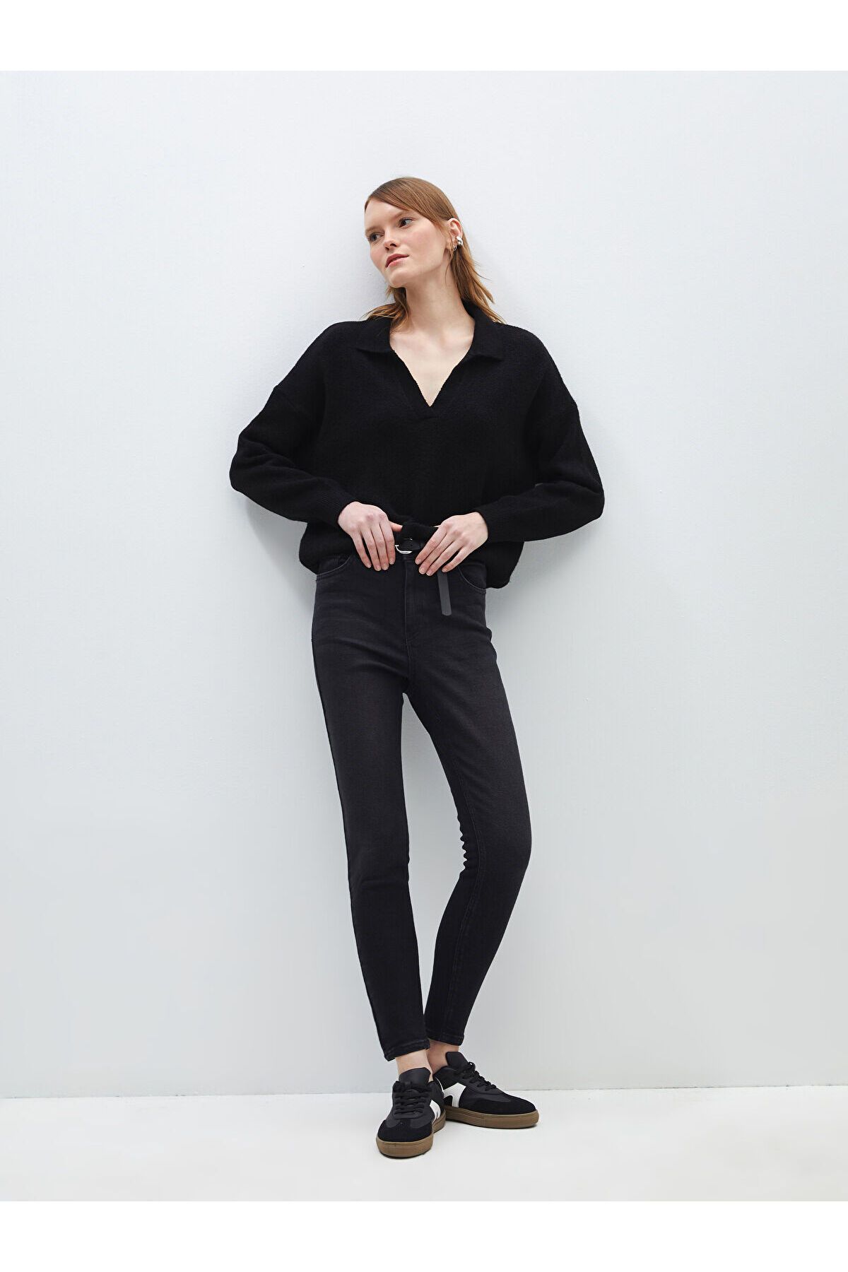 LC Waikiki Beli Kemerli Jüpiter Süper Skinny Fit Kadın Jean Pantolon