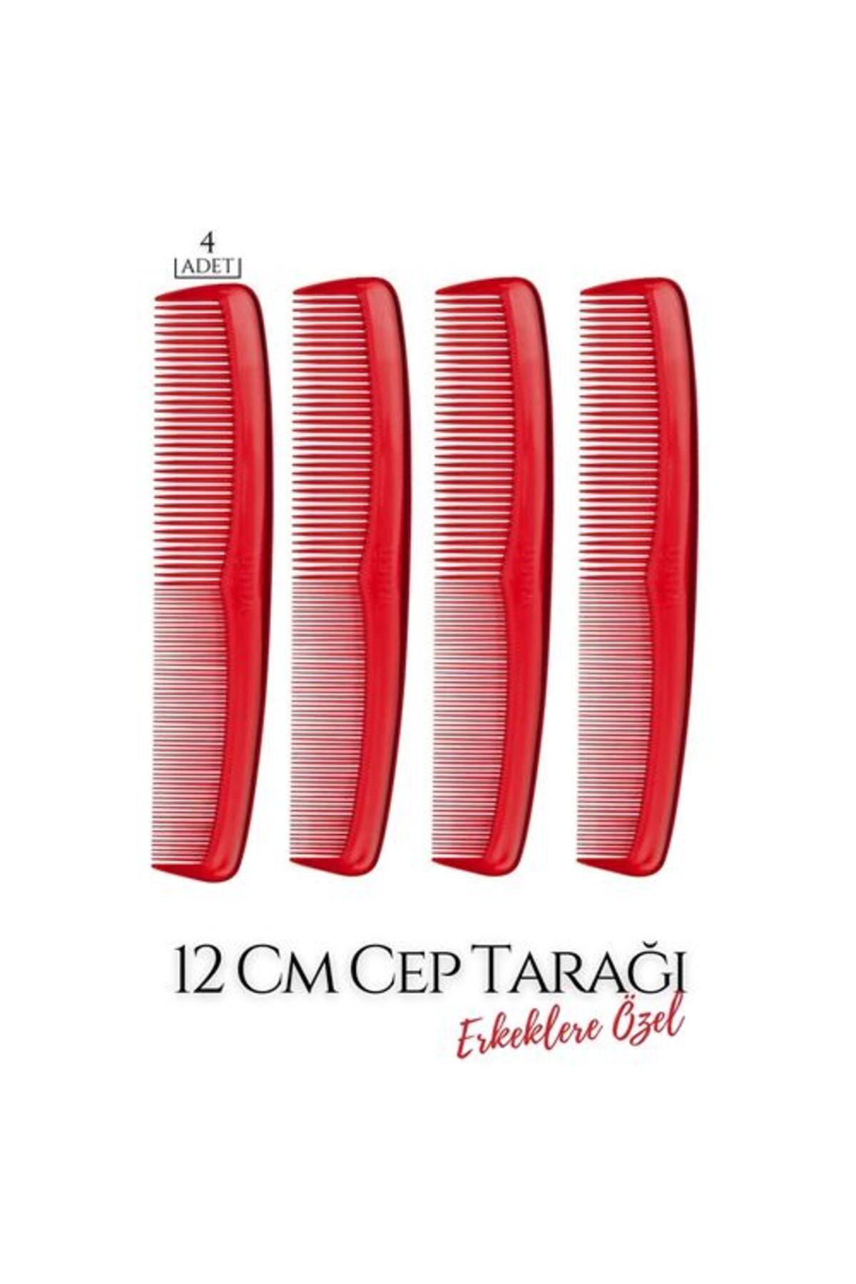 BirdoluSepet Engithalat 12 Cm Erkek Cep Tarağı 4 ADET