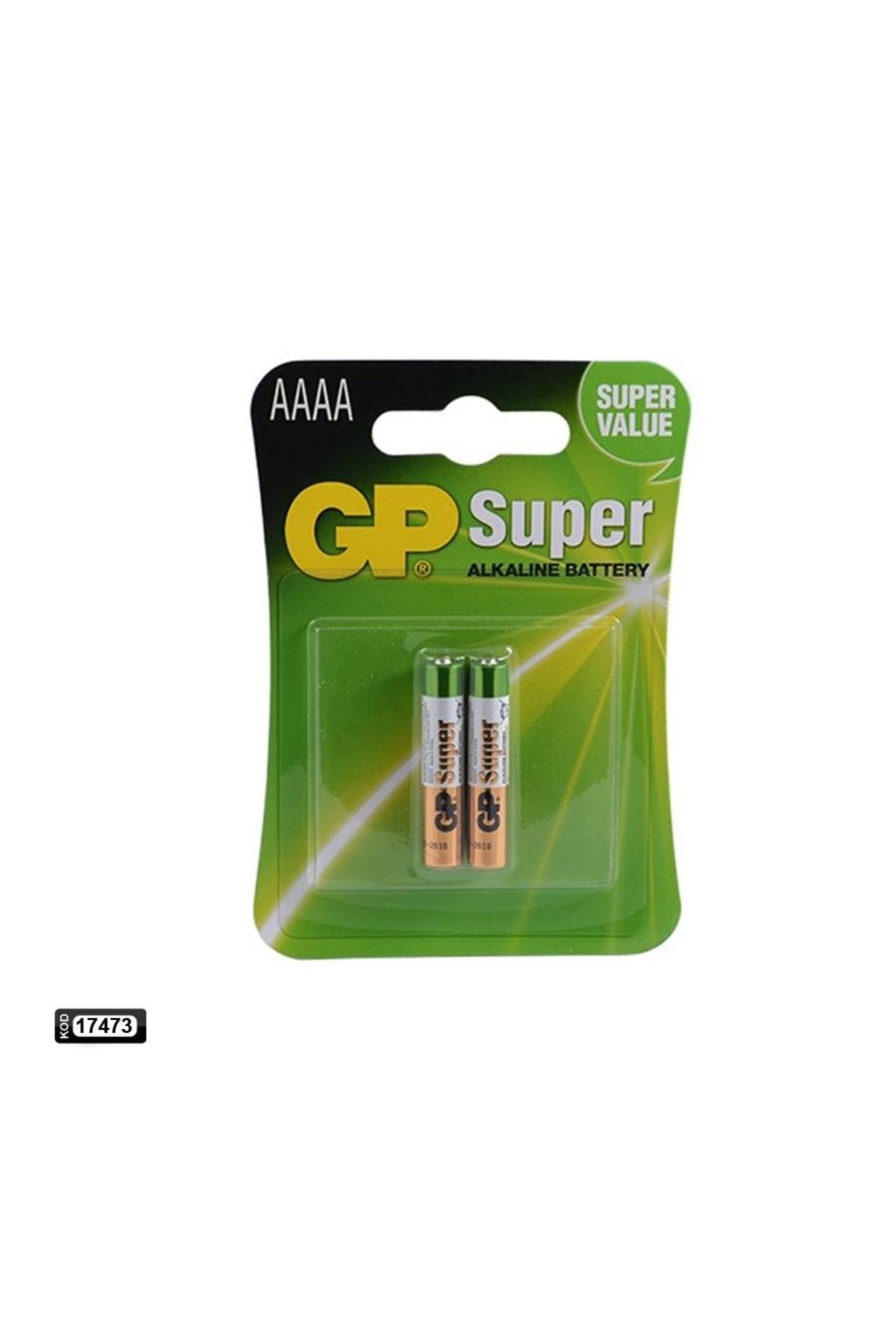 GP Batteries Gp 25a-2mpt2 Aaaa Ince Kalem Pil Alkalin 2li Paket