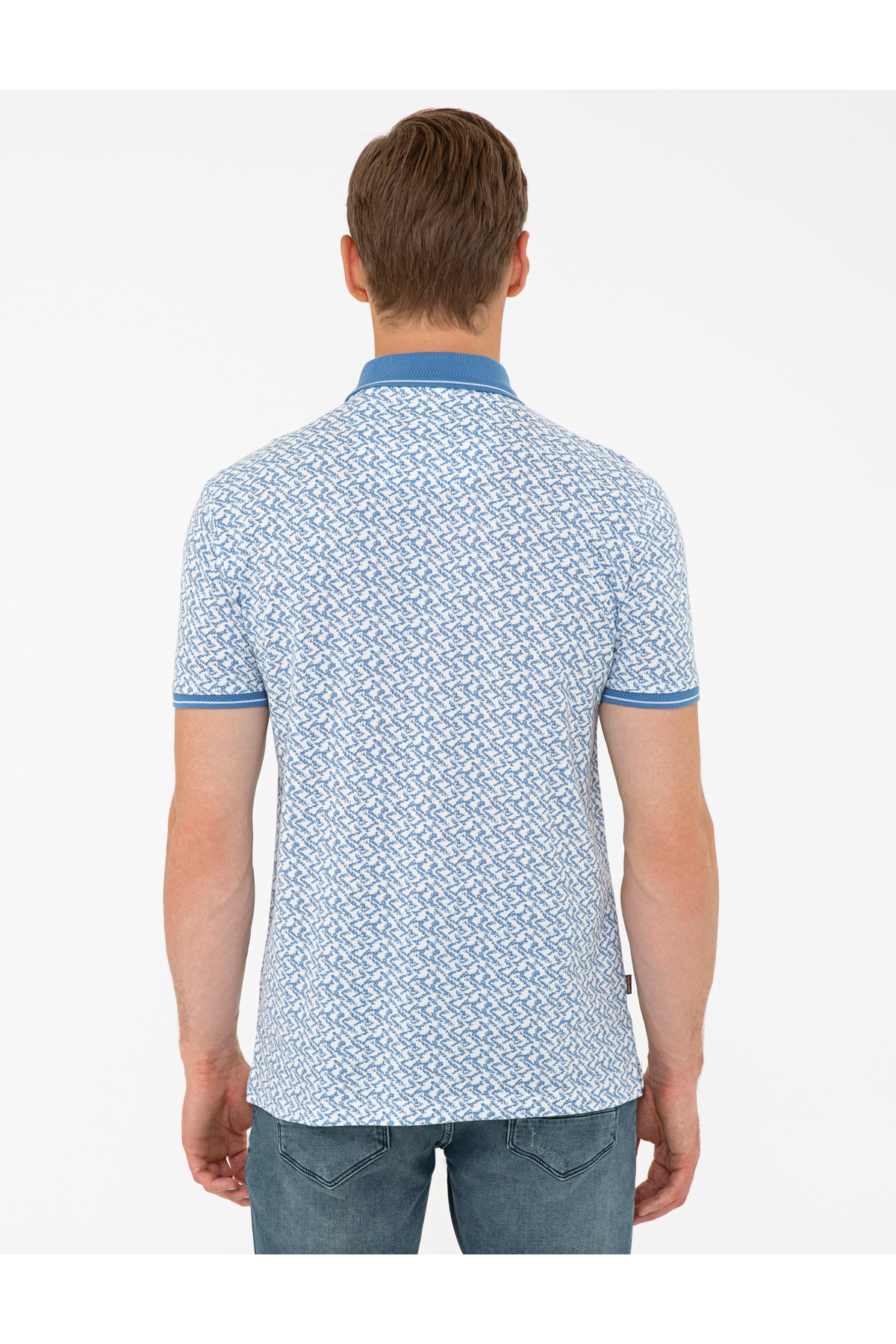 تیشرت یقه پلو مردانه طرح دار آستین کوتاه | پیر کاردین Pierre Cardin G021SZ011.000.1201045 - تصویر 3