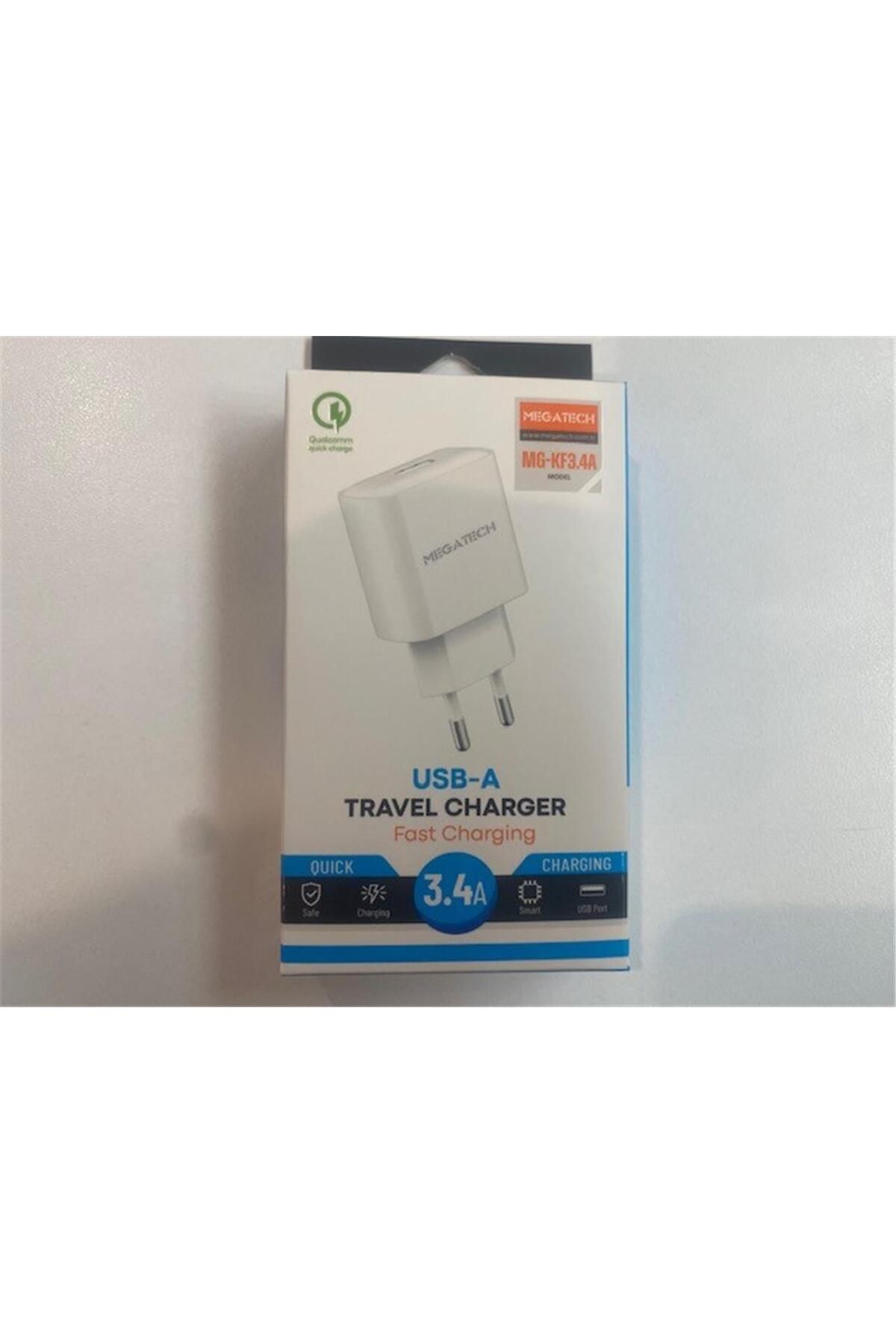 Vobotek Teknoloji Megatech Mg-KF3.4A 3.4A Ev Şarj Kafa Hızlı Şarj