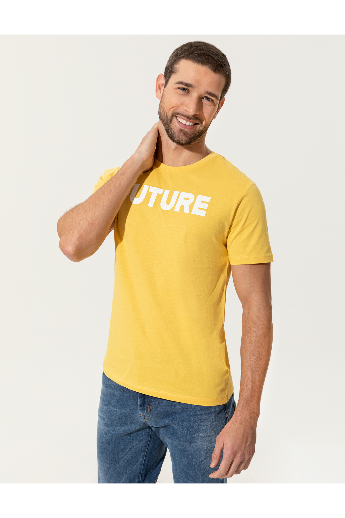 تیشرت مردانه طرح دار آستین کوتاه | پیر کاردین Pierre Cardin 596187 - تصویر 3