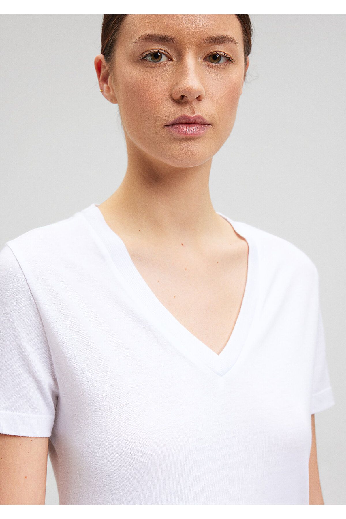 Mavi-Tricou modal Lux Touch alb slim fit -1600956-620 5
