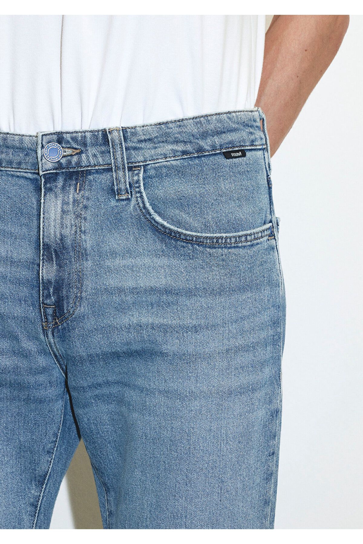 Mavi-Milan Premium Blue Misty Offene Jeanshose 0081083030 8
