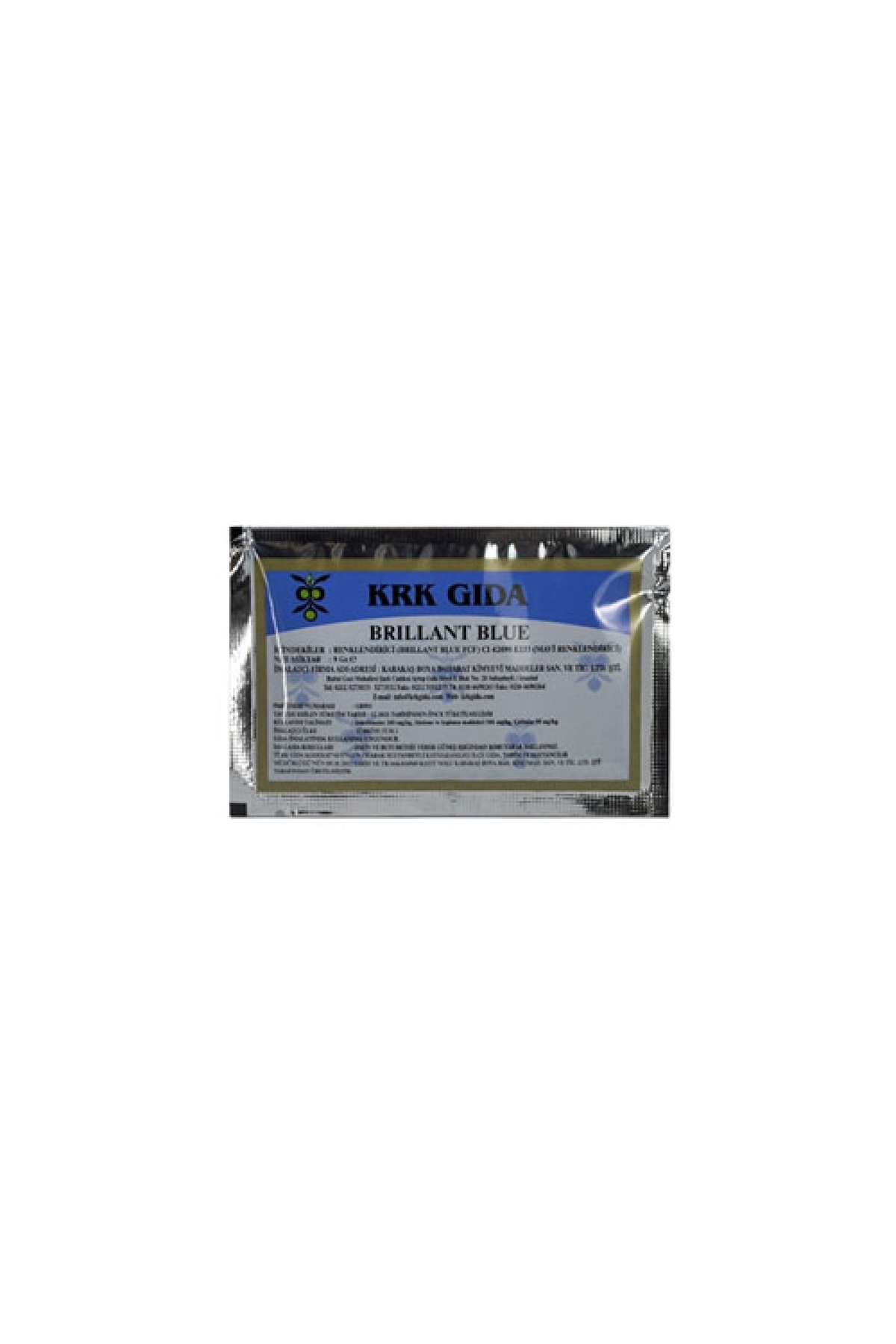 Krk Gıda-Boyası 9 Gr. Mavi - Brillant Blue 1
