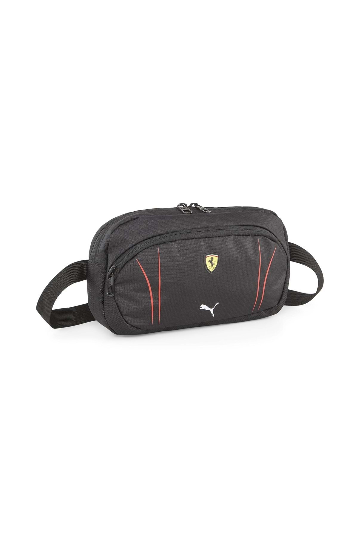 Puma 079825-02 Ferrari SPTWR Race Waist Bag Bel Çantası SİYAH görsel 3