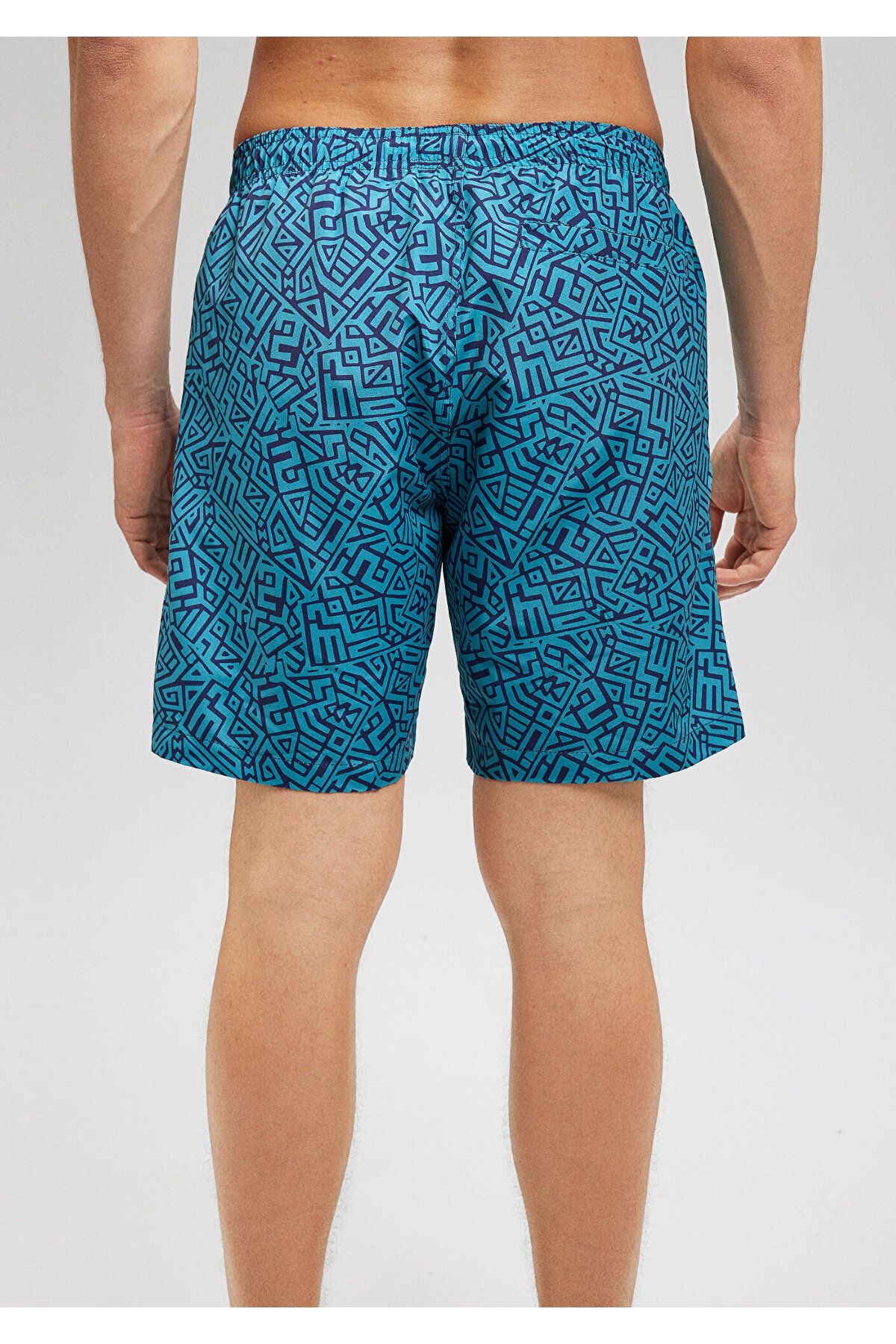 Mavi-Blue Printed Swim Shorts -0911481-70758 4