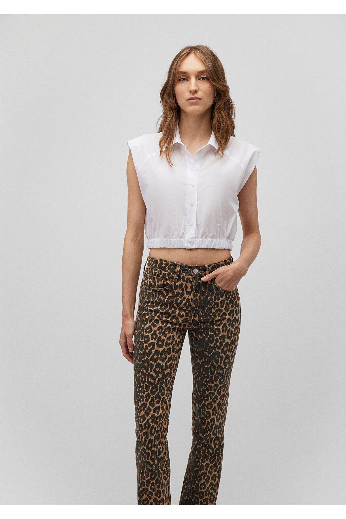 Mavi-White Shirt - Loose Fit, Elastic Waist 1210898 -620 1